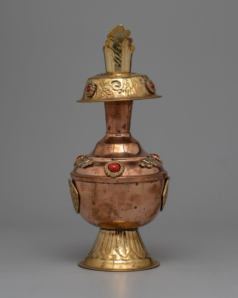 Tibetan Ritual Vase | Sacred Offering Bhumpa