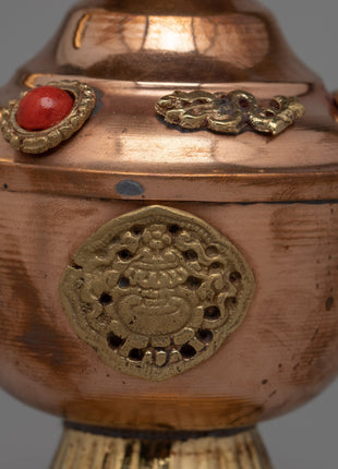 Tibetan Ritual Vase | Sacred Offering Bhumpa