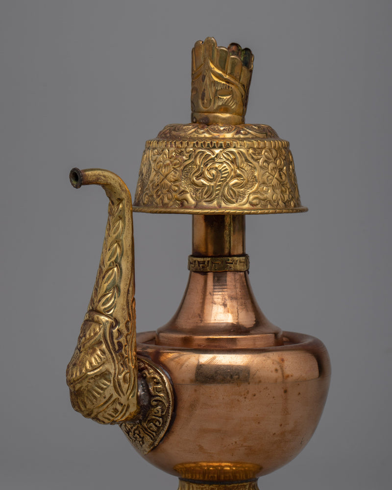 Bhumpa Brass Altar Vase |  Ceremonial Altar Vase for Rituals