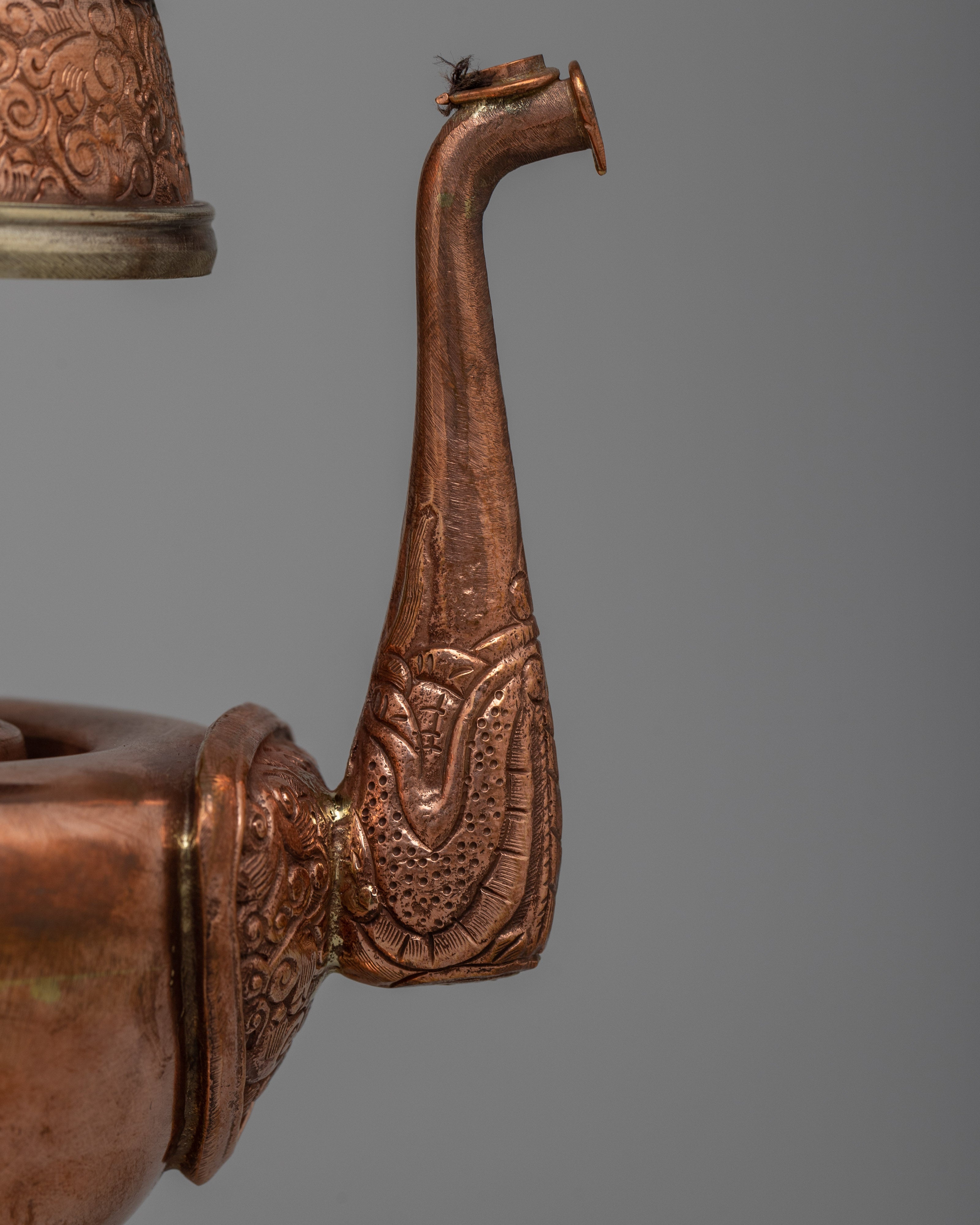 Bhumba Copper and Brass Vase | Sacred Buddhist Ritual Vase