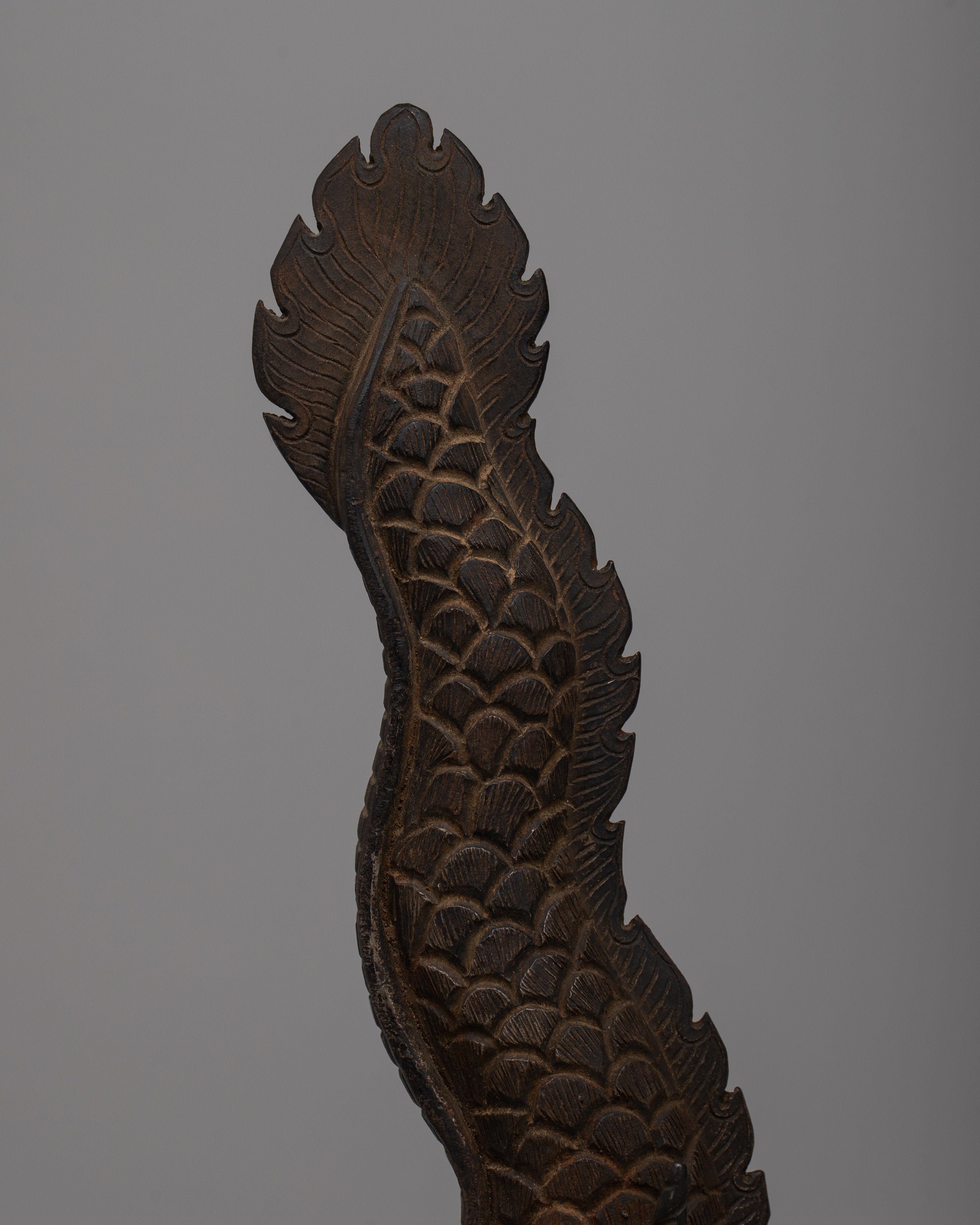 Iron Oxidized Kartika Knife | Tibetan Buddhist Ceremonial Knife