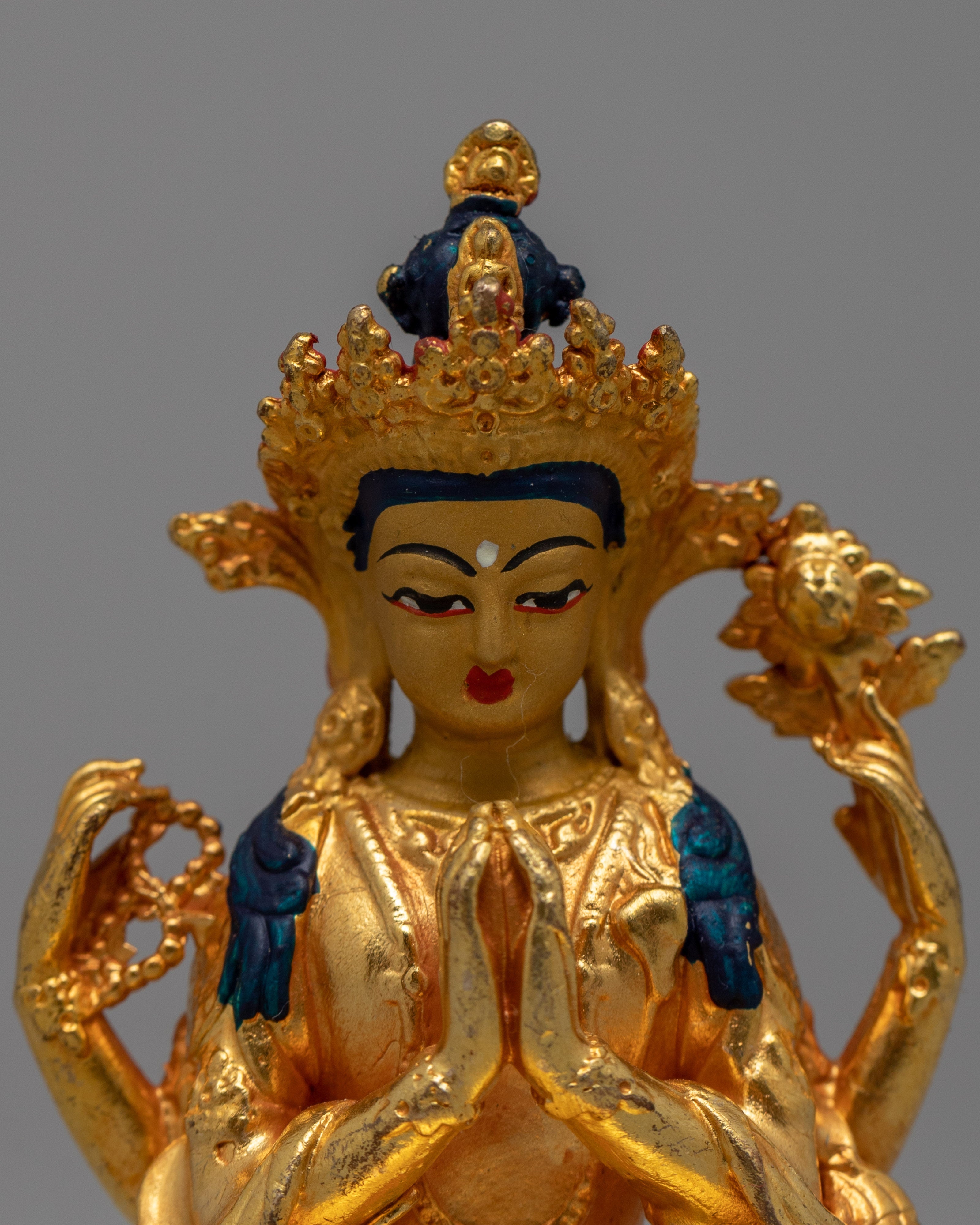Machine Made Chenrezig Statue | Spiritual Enlightenment Art