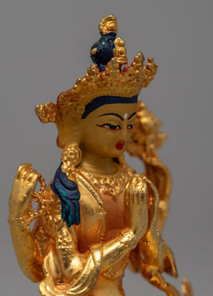 Machine Made Chenrezig Statue | Spiritual Enlightenment Art