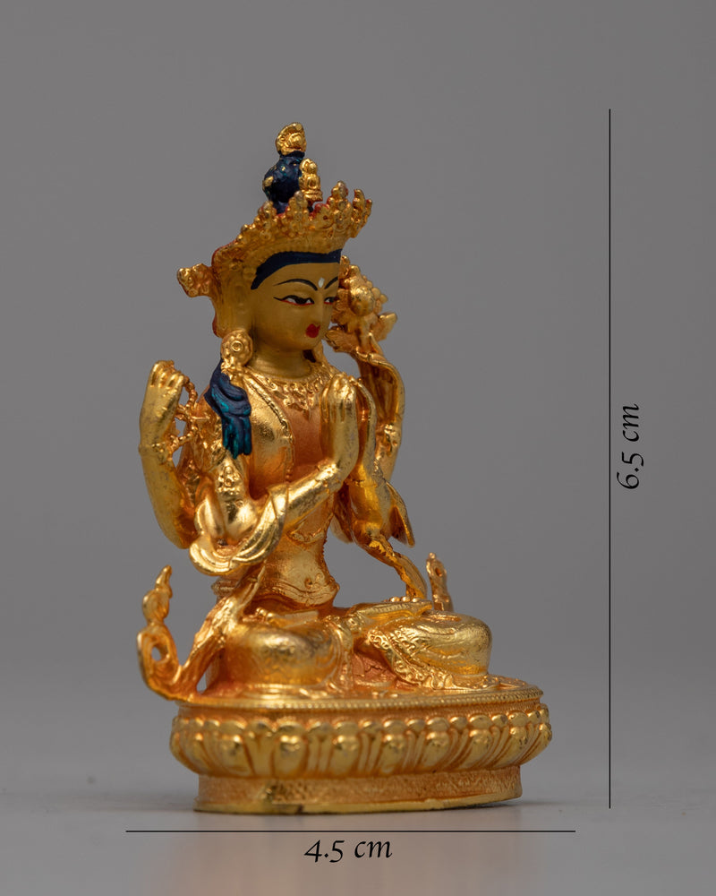 Machine Made Chenrezig Statue | Spiritual Enlightenment Art