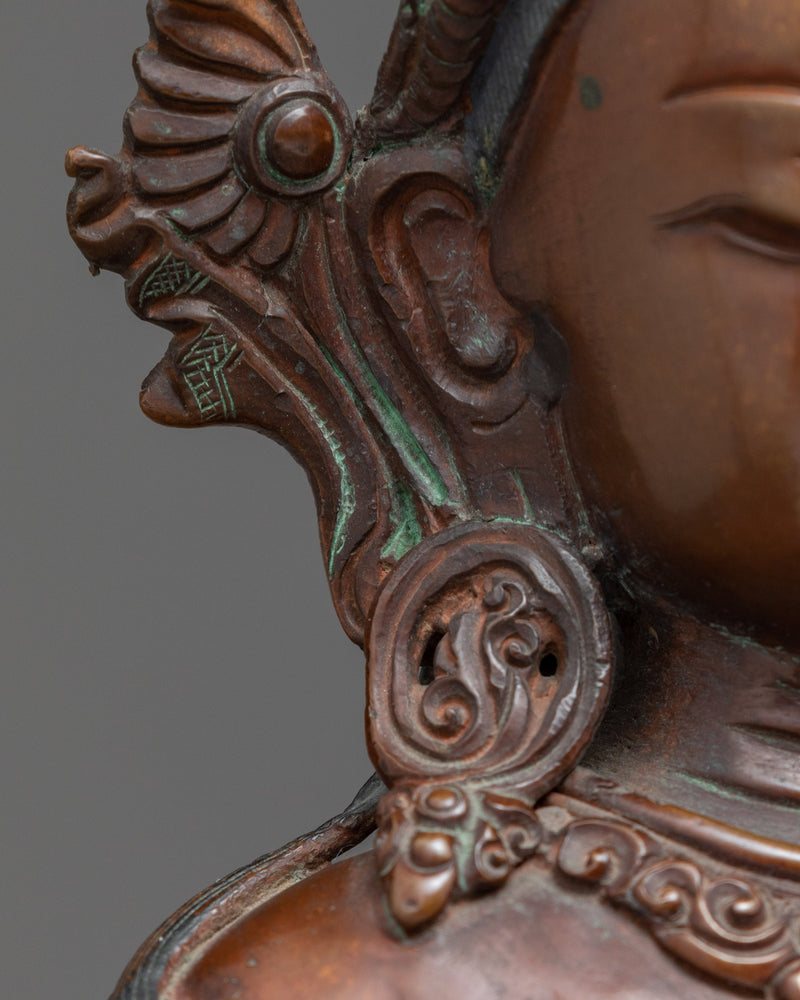 Vintage Avalokiteshvara Buddha Statue | Outdoor Patio Decor | Nepal Antiques