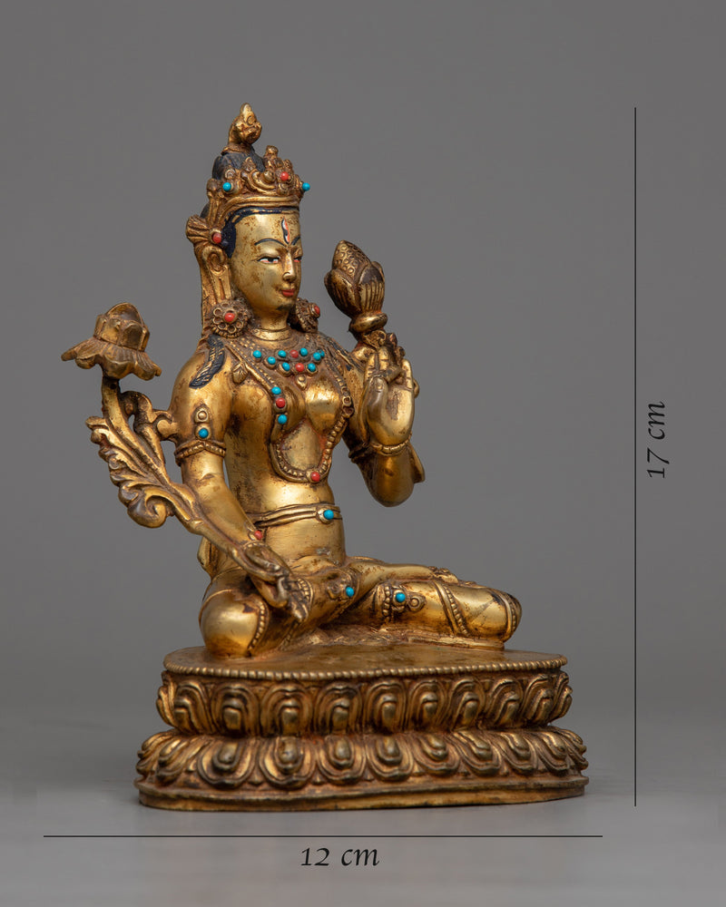 Goddess White Tara Sculpture | The Beacon of Compassion and Healing