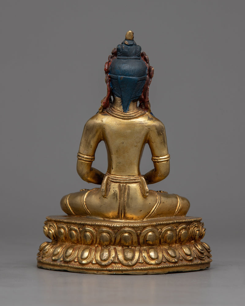 Gold Amitayus Buddha Statue | A Spiritual Beacon for Your Altar