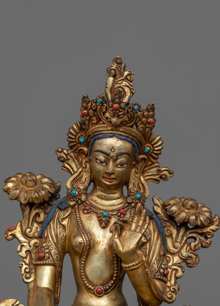 Green Tara Sculpture | Discover Serenity with Our Sculpture