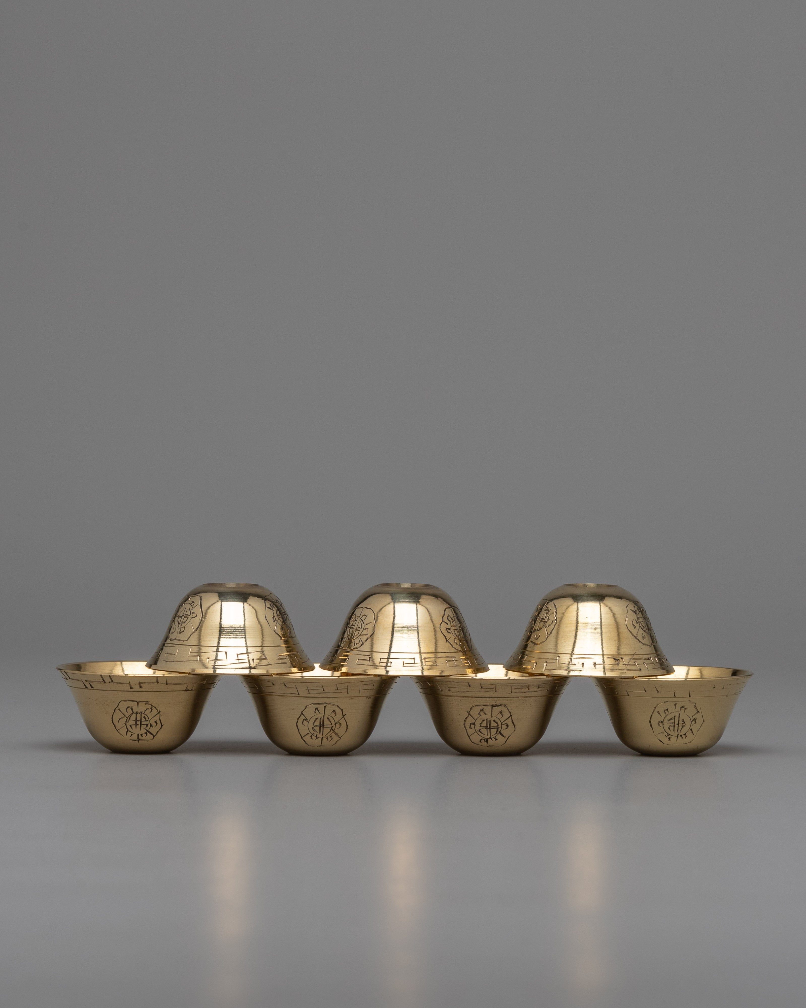 Brass Offering Bowl Set | Crafted Elegance for Rituals