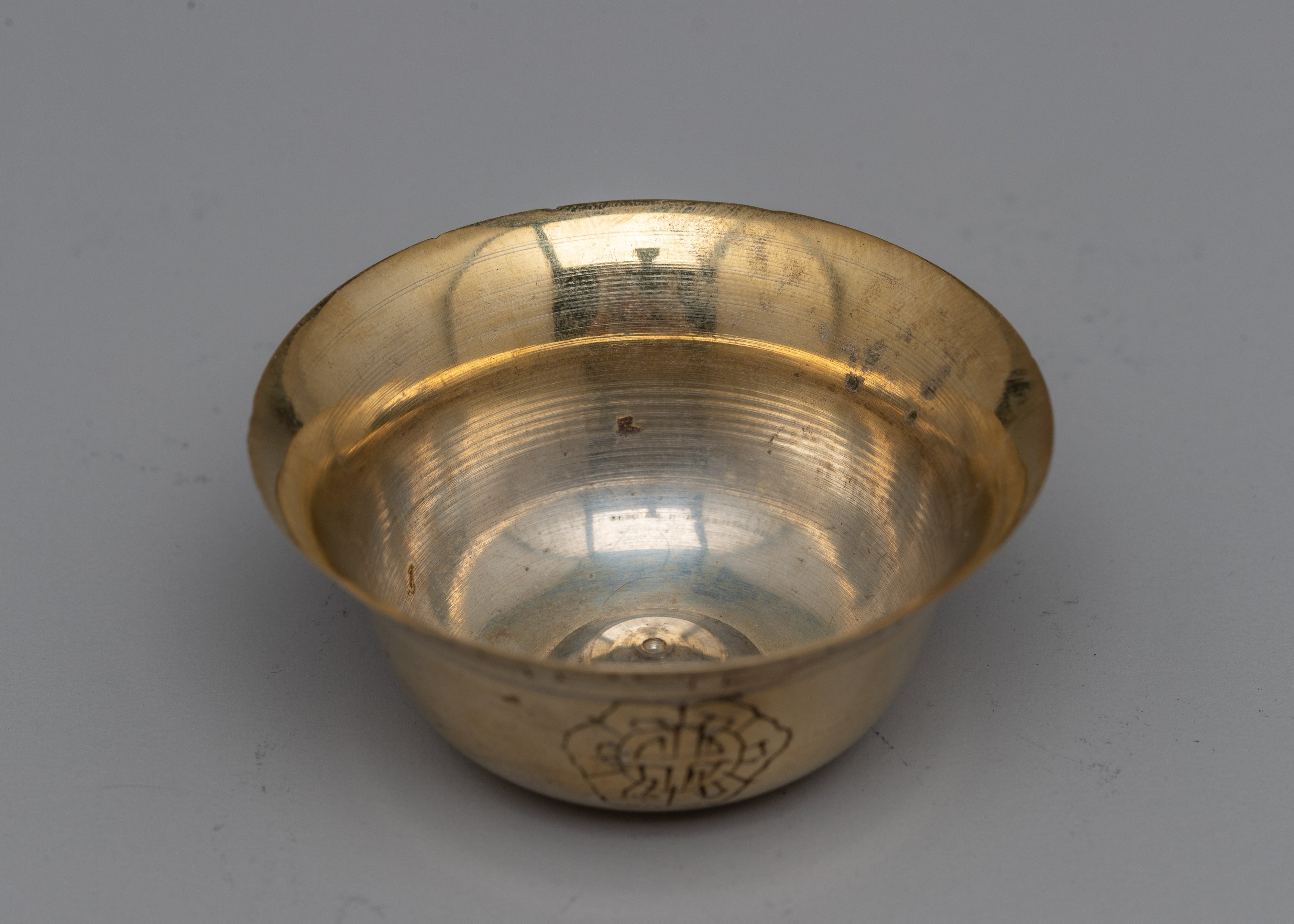 Small Brass Offering Bowl Set | Perfect for Daily Spiritual Practices