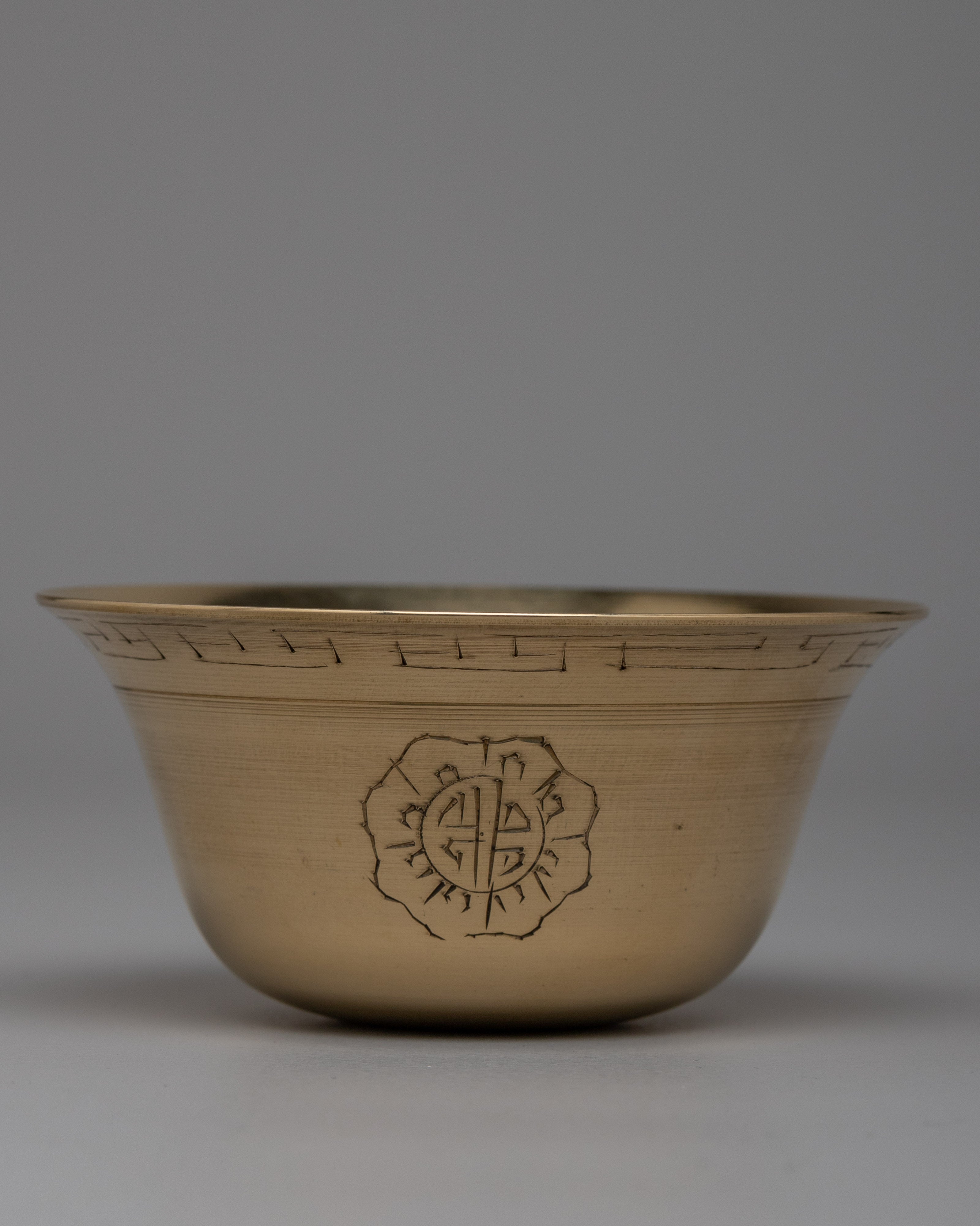 Tibetan Water Offering Bowls |  Traditional Decor for Zen Meditation Space