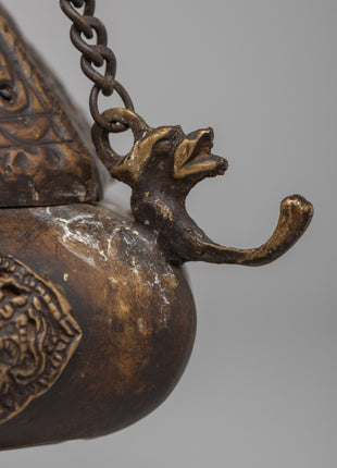 Small Brass Incense Burner | Authentic Design for Aromatic Experience