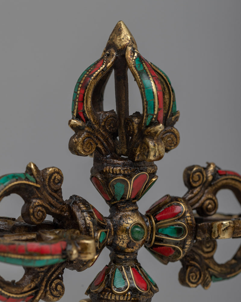 Buddhist Double Vajra | Sacred Art for Peace and Meditation
