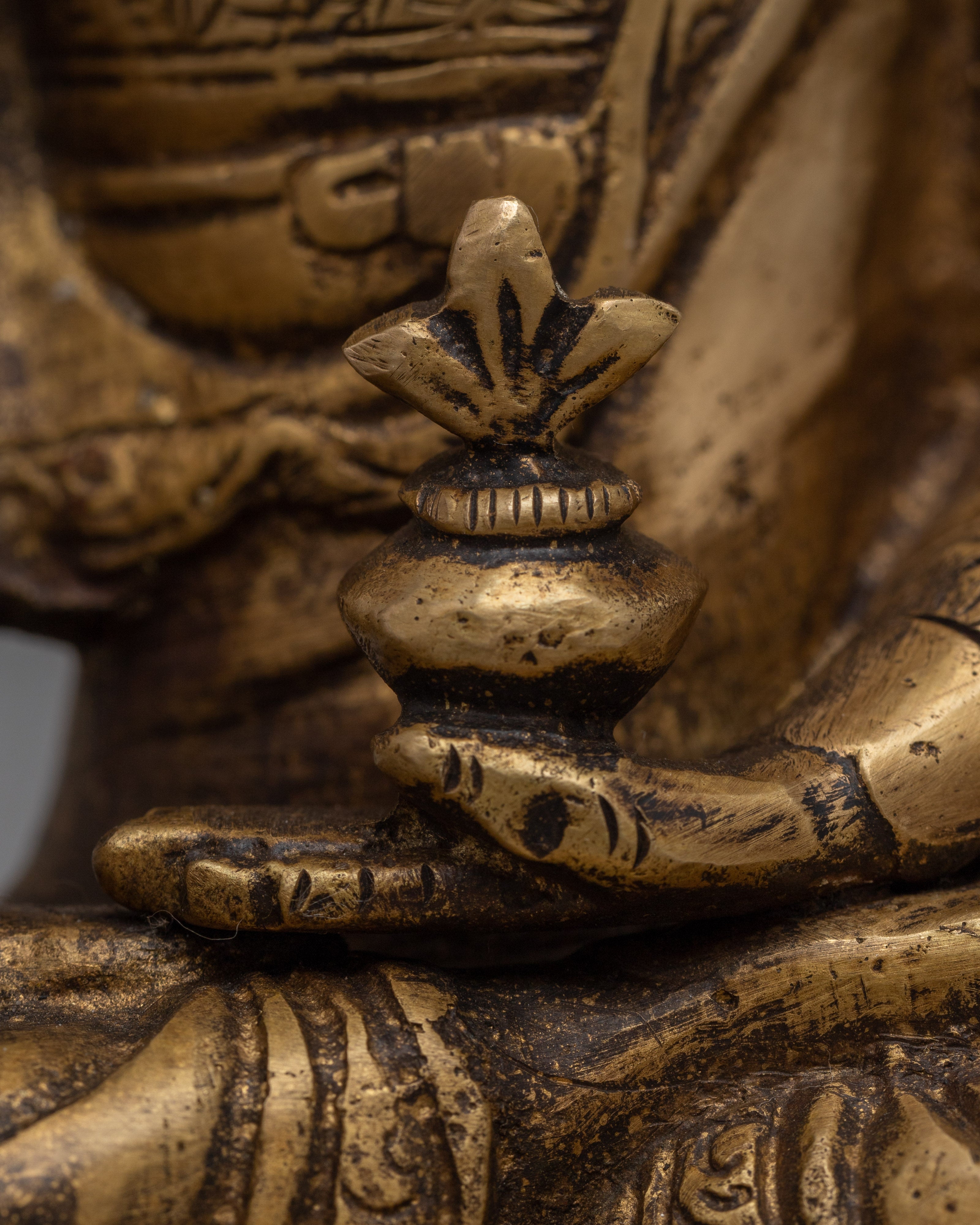 Medicine Buddha Brass Statue | Buddha Statue for Serenity