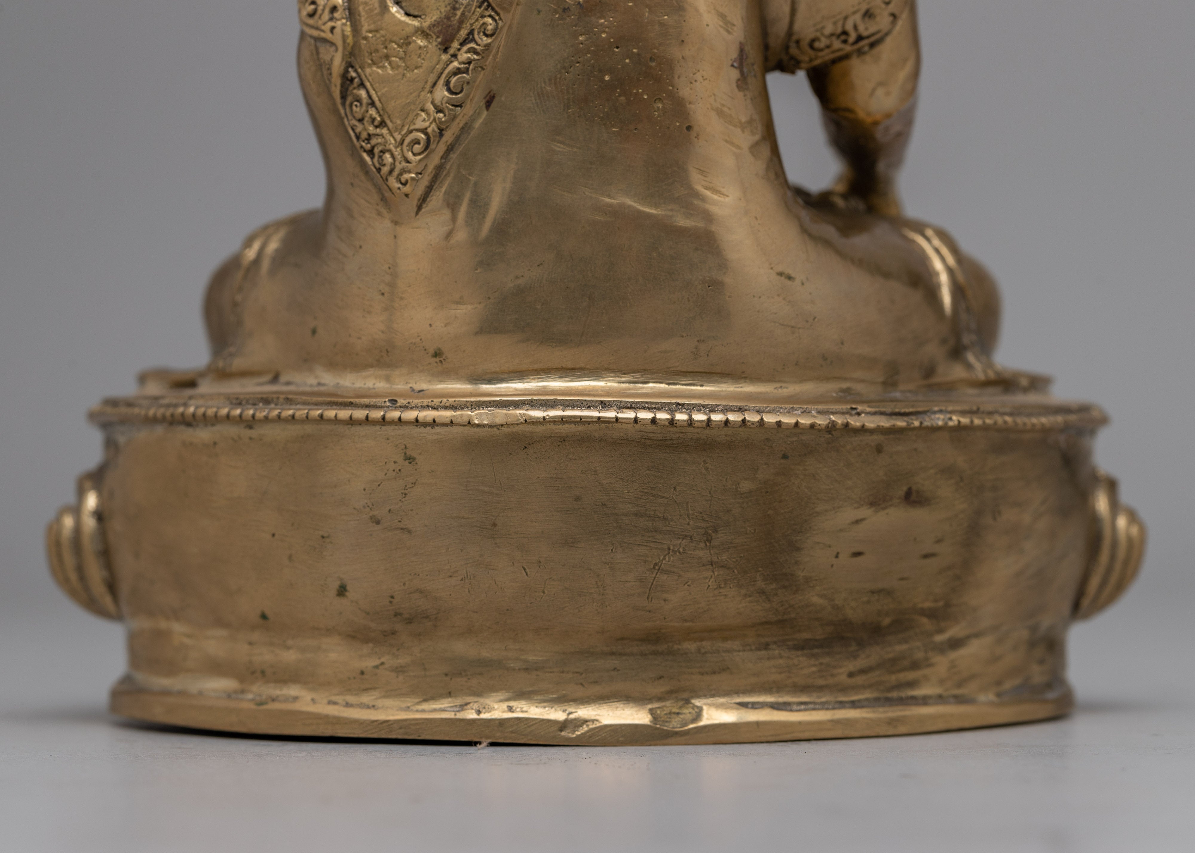 Shakyamuni  Brass Buddha Statue | Handmade Piece of Inner Peace and Tranquility