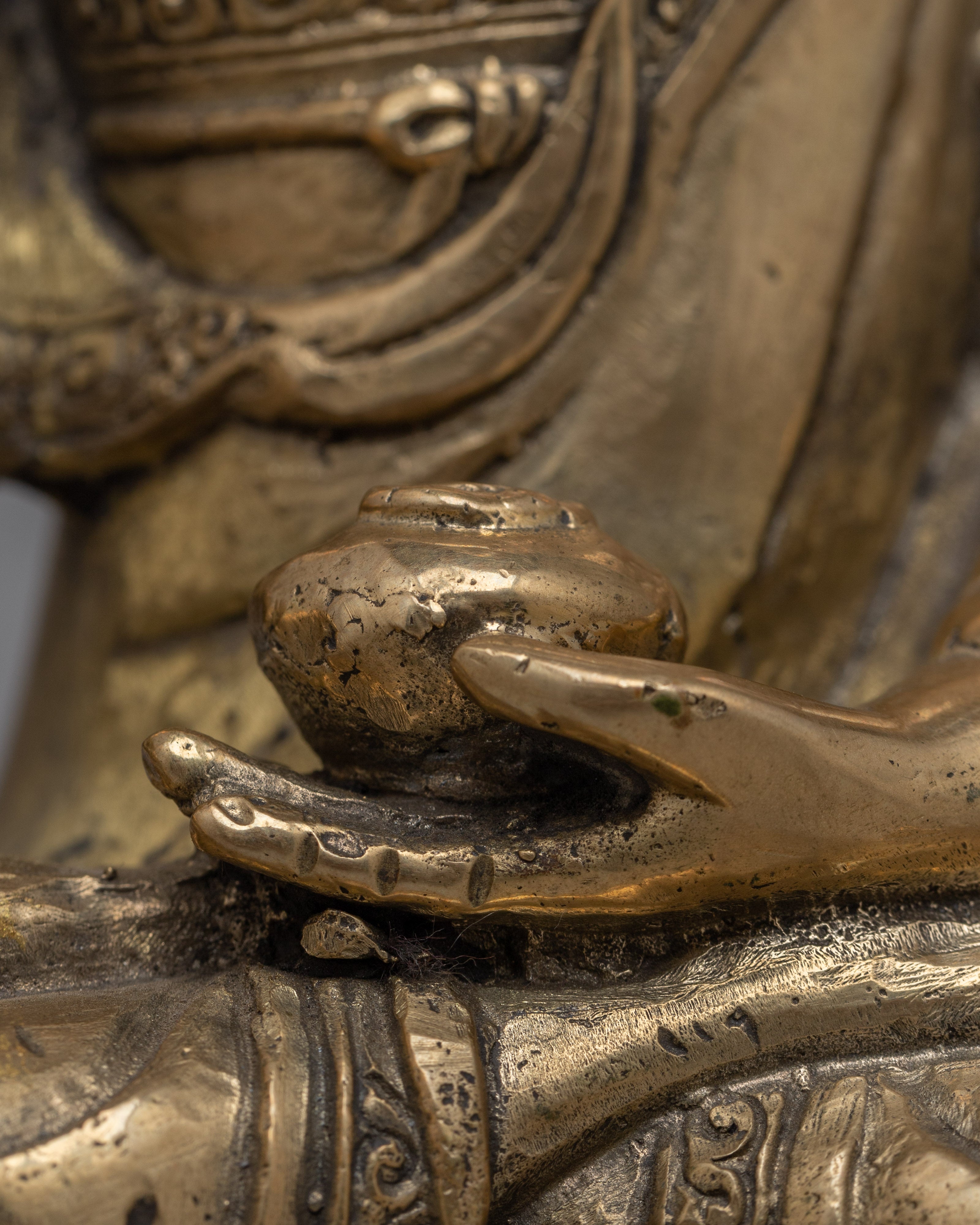 Shakyamuni  Brass Buddha Statue | Handmade Piece of Inner Peace and Tranquility