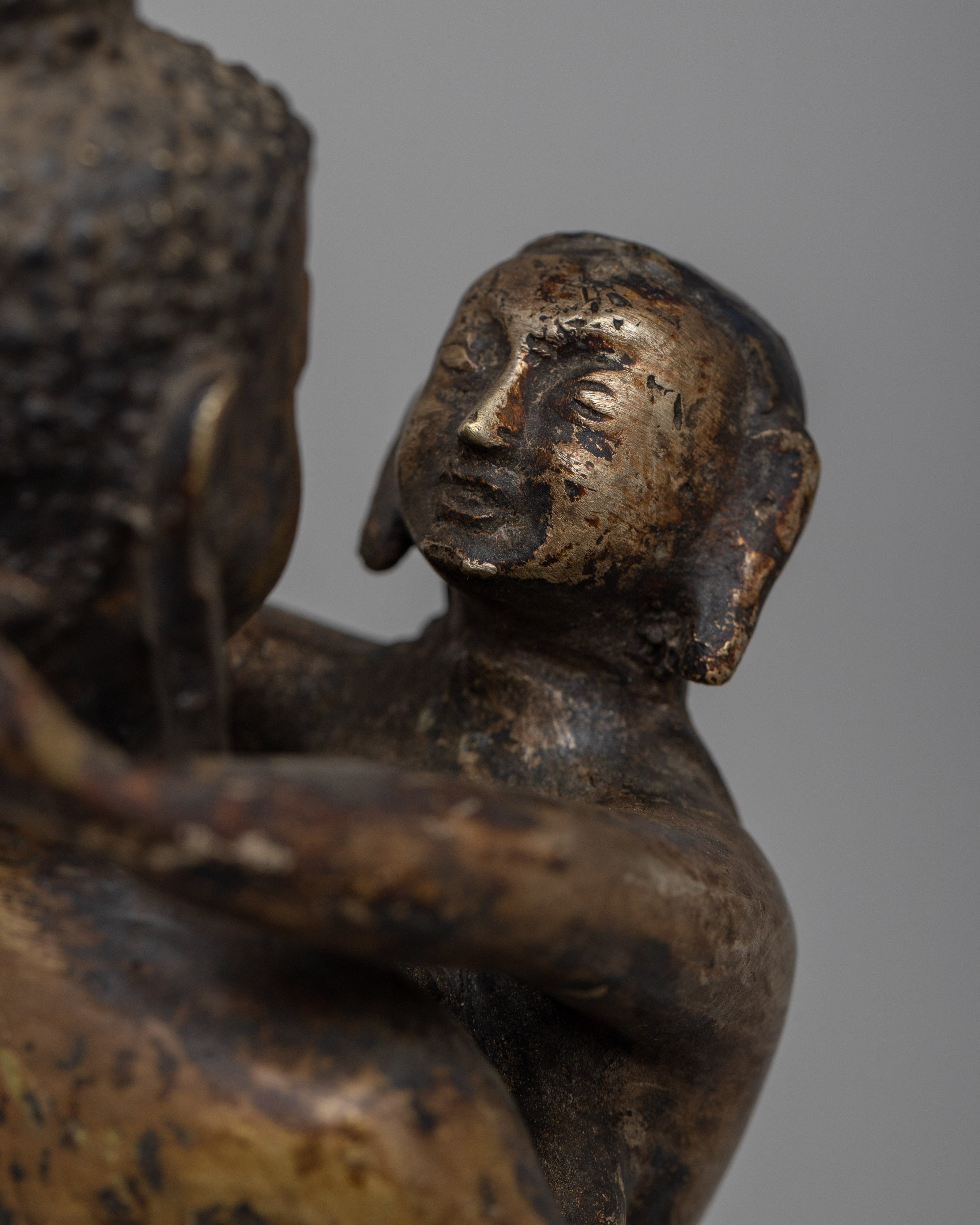 Samantabhadra With Consort Brass Statue | Symbolizing Spiritual Harmony