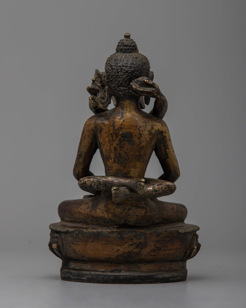 Samantabhadra With Consort Brass Statue | Symbolizing Spiritual Harmony