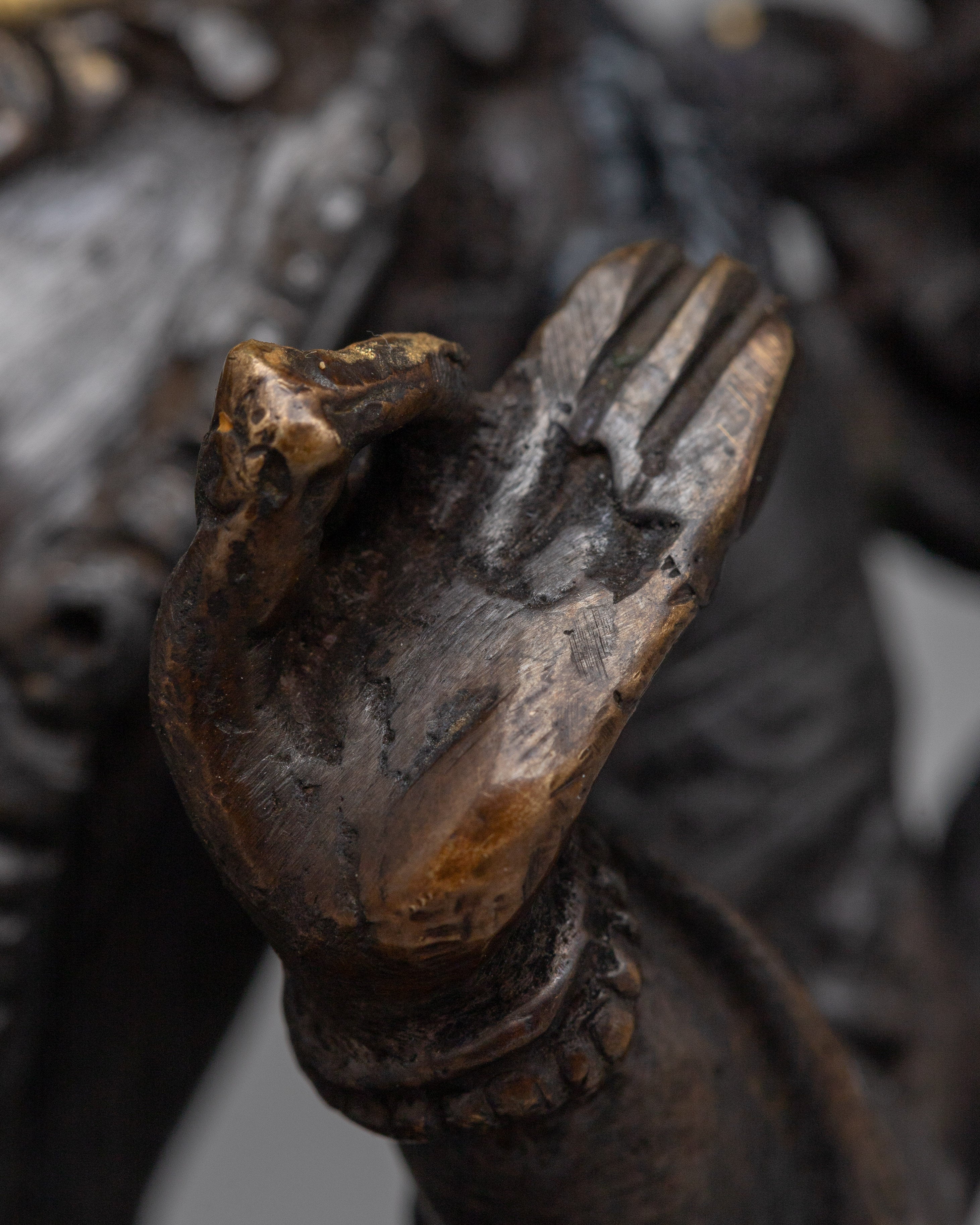 Manjushri Copper Statue | Sacred Figurine of Buddhist Learning