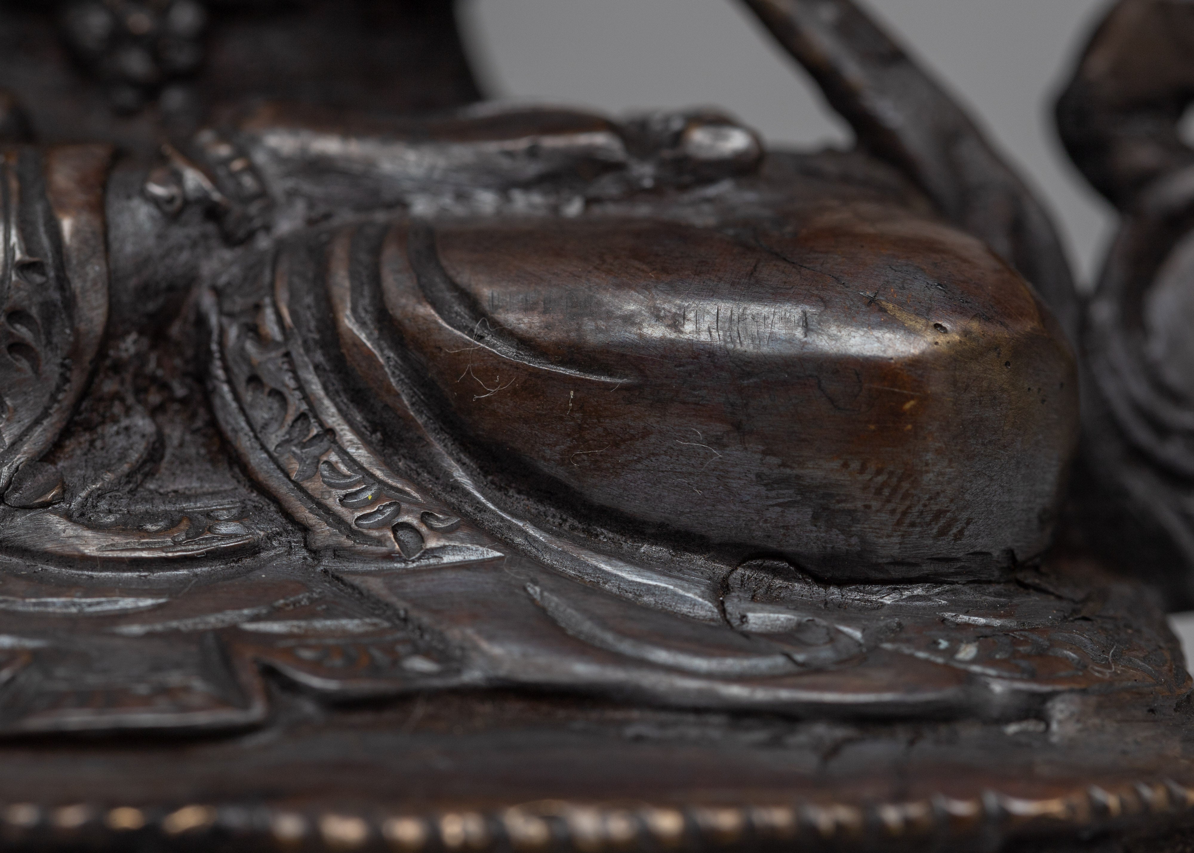 Manjushri Copper Statue | Sacred Figurine of Buddhist Learning