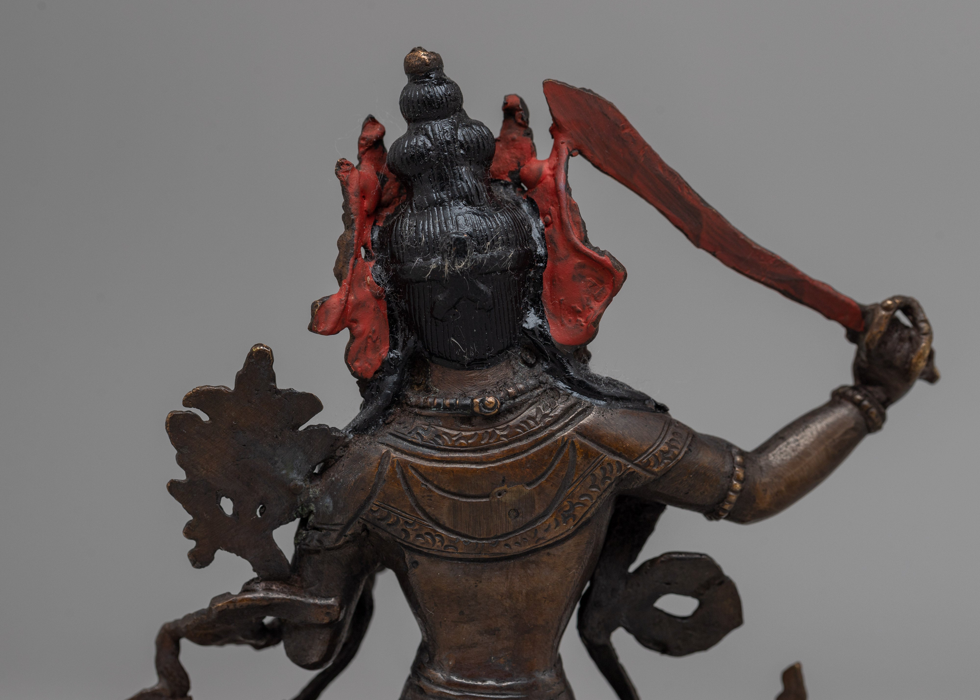 Manjushri Copper Statue | Sacred Figurine of Buddhist Learning