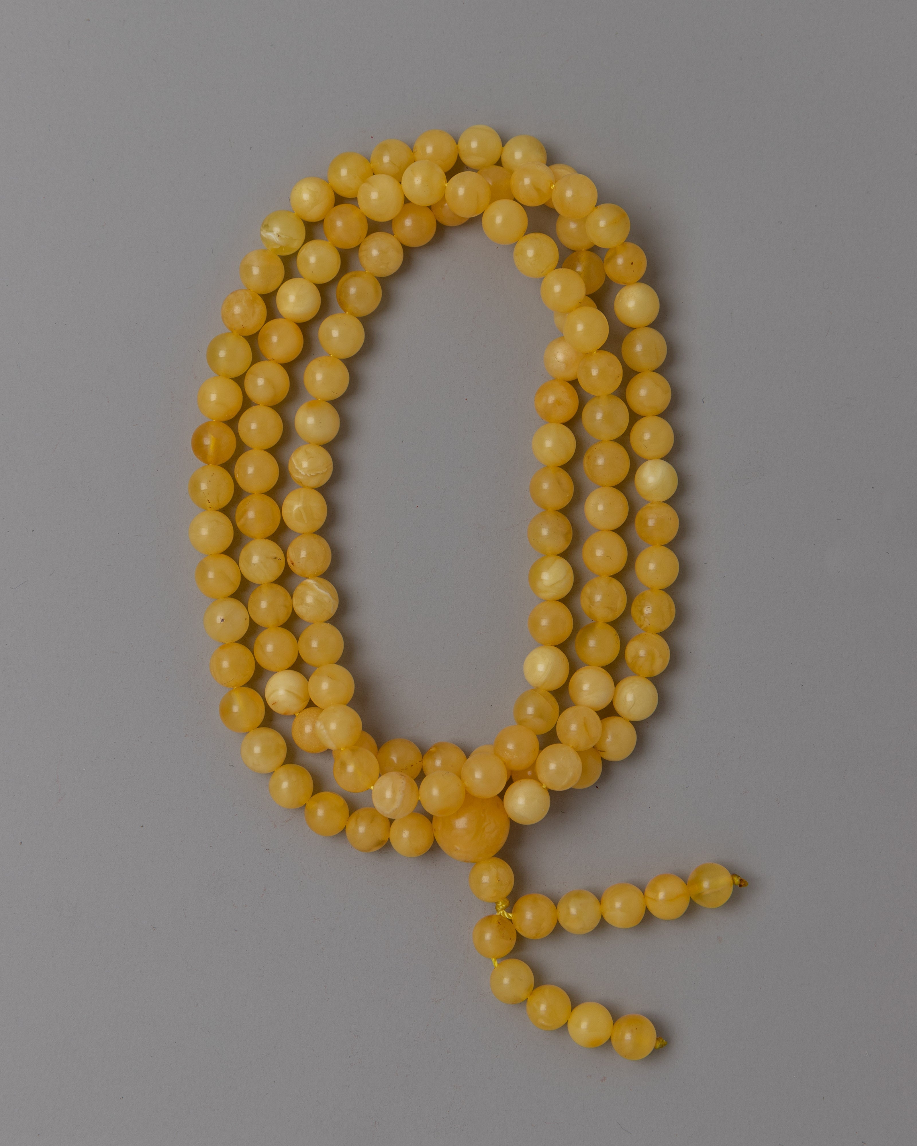 Amber Mala Beads | 4mm Beads for Spiritual Practice & Wellness