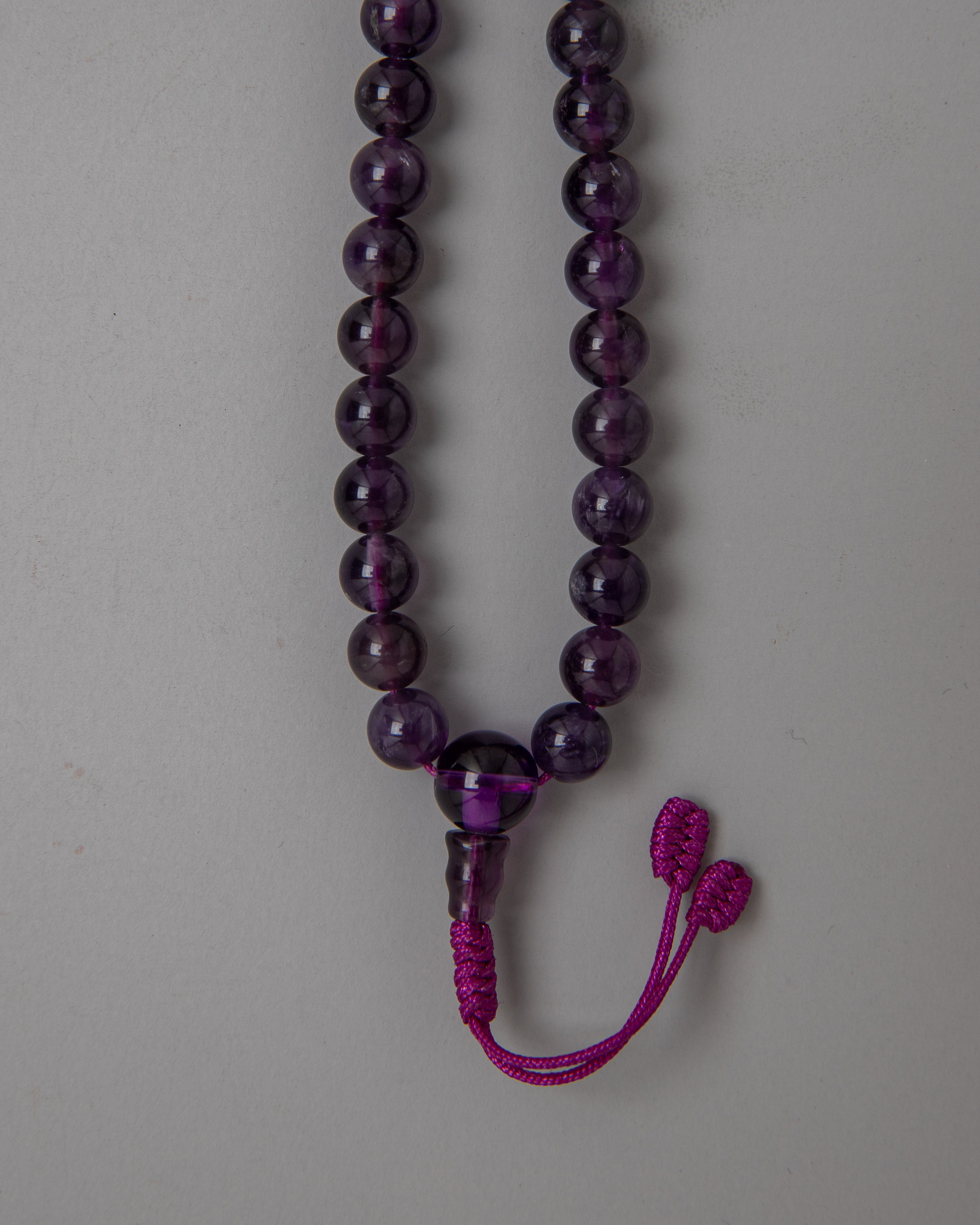Amethyst Mala Beads | Quality Prayer Beads for Spiritual Growth