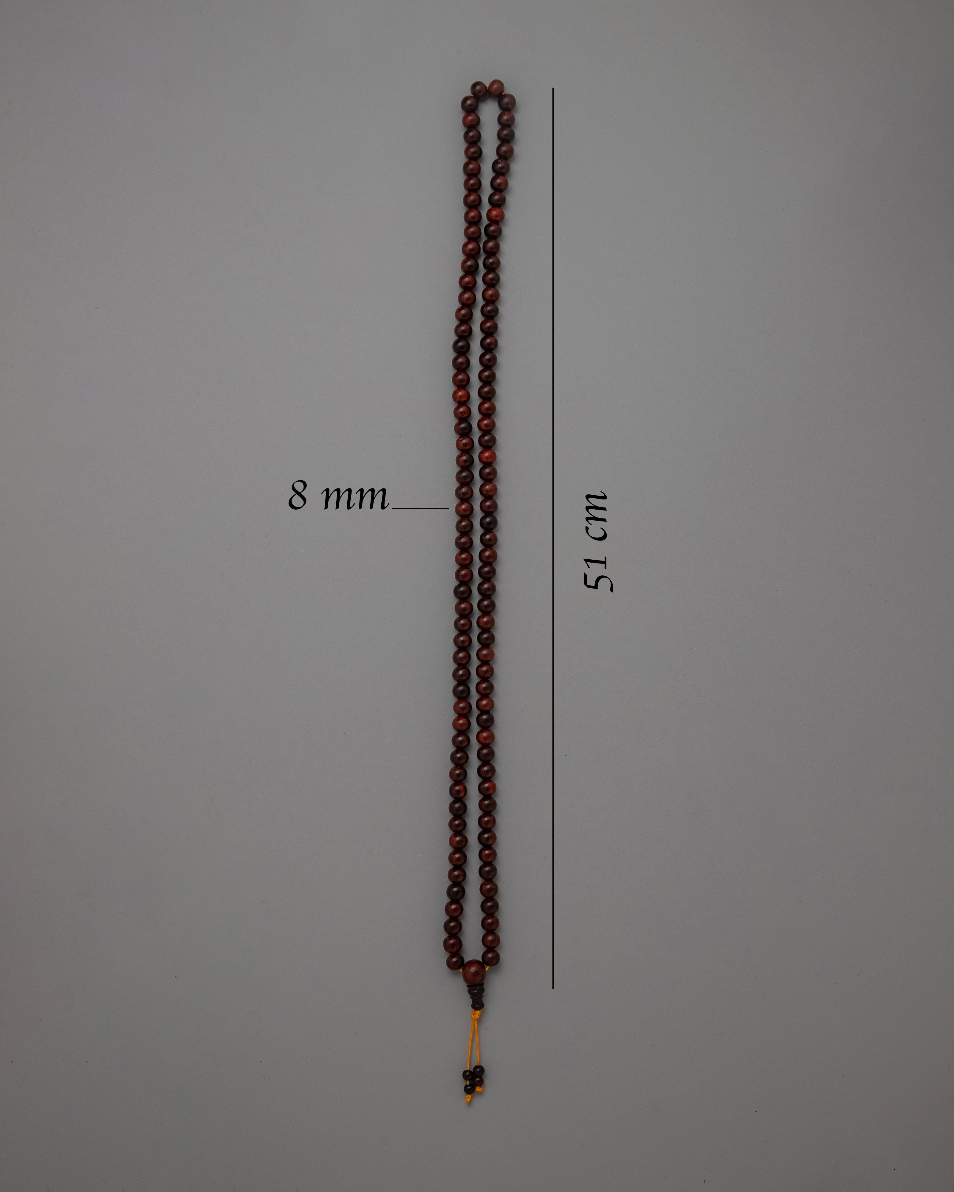 Sandalwood Mala Beads | Spiritual Jewelry for Balance and Focus