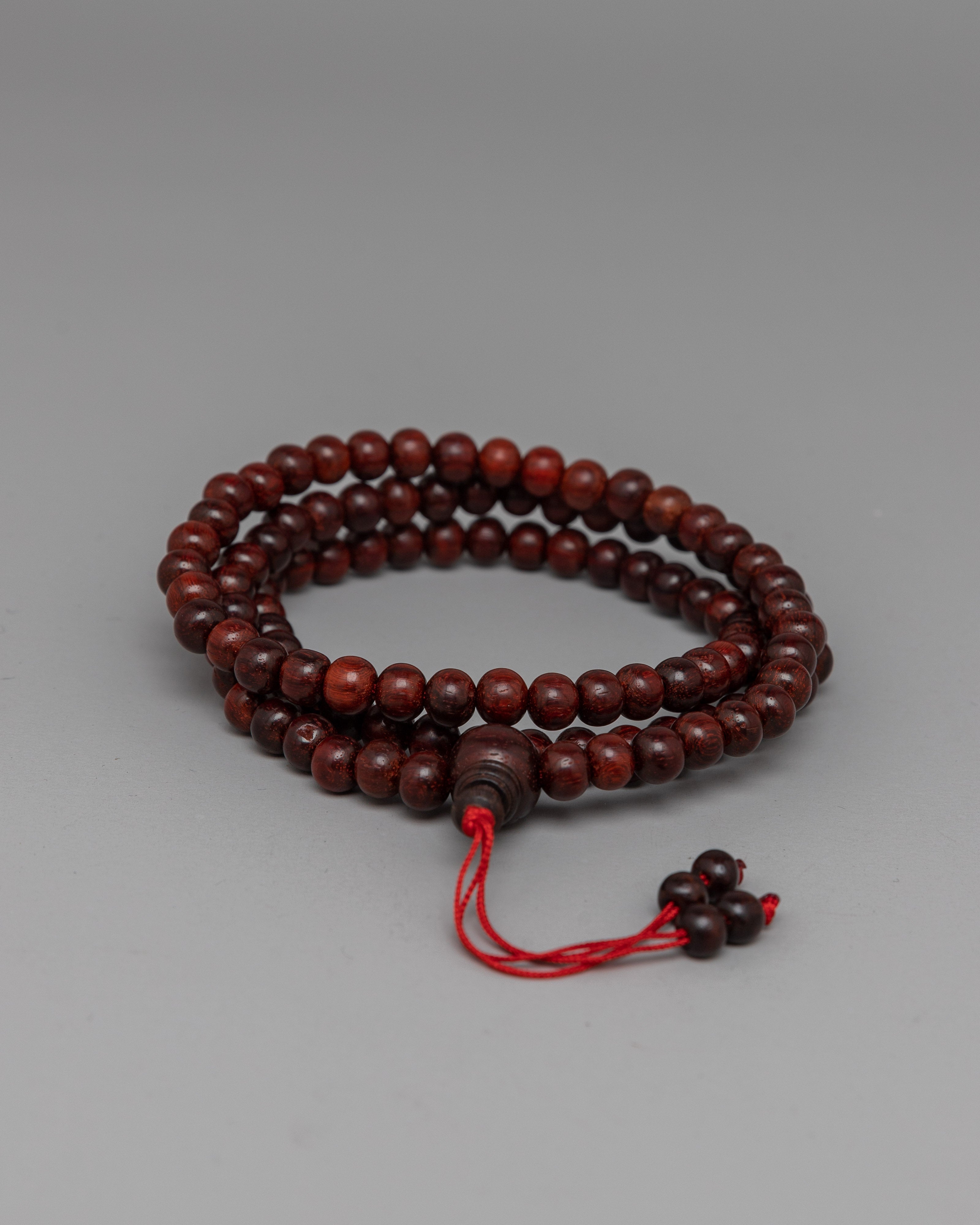 Red Sandalwood Mala | Sacred Meditation and Prayer Beads
