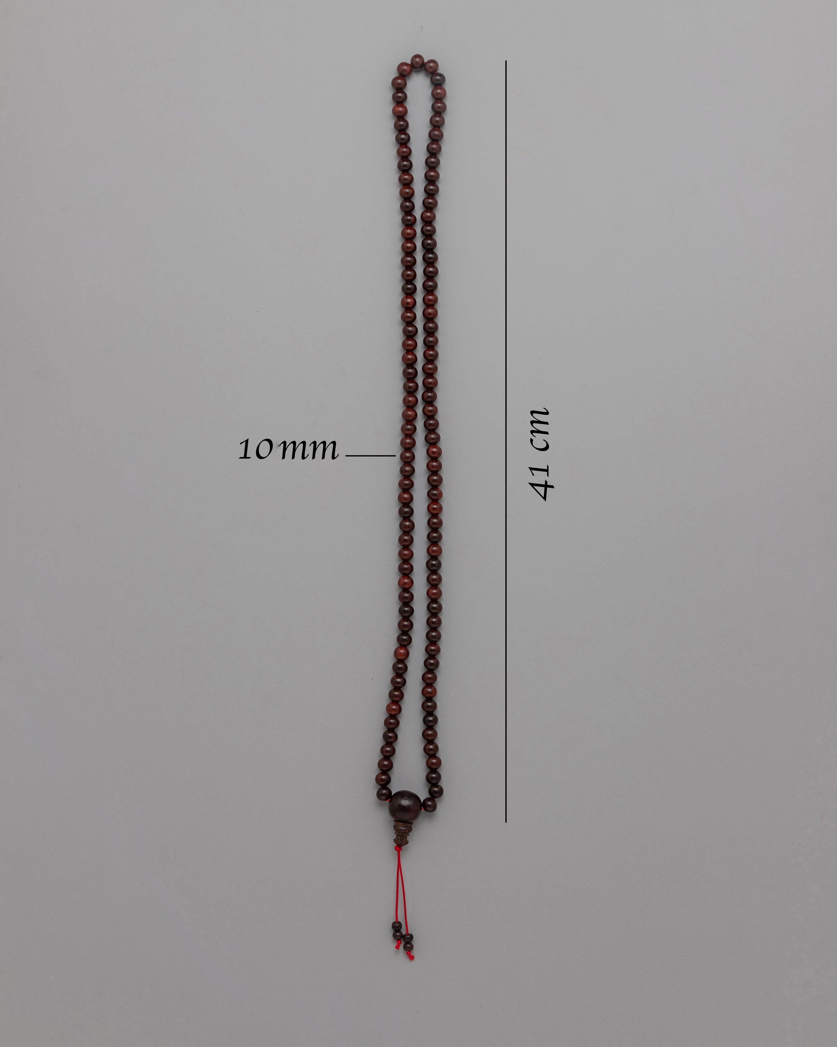 Rosewood Mala Beads | 10 MM Buddhist Prayer Beads