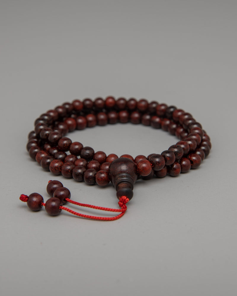 6mm Rosewood Mala Beads | Spiritual Meditation Tool