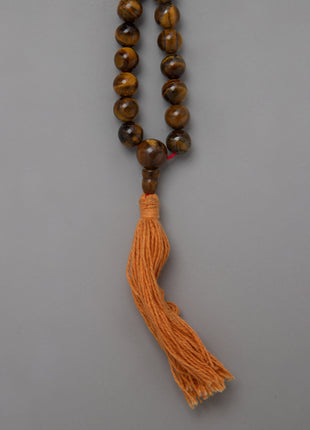 AAA Grade Tiger Eye Japa Mala | High-Quality Prayer Beads for Spiritual Growth