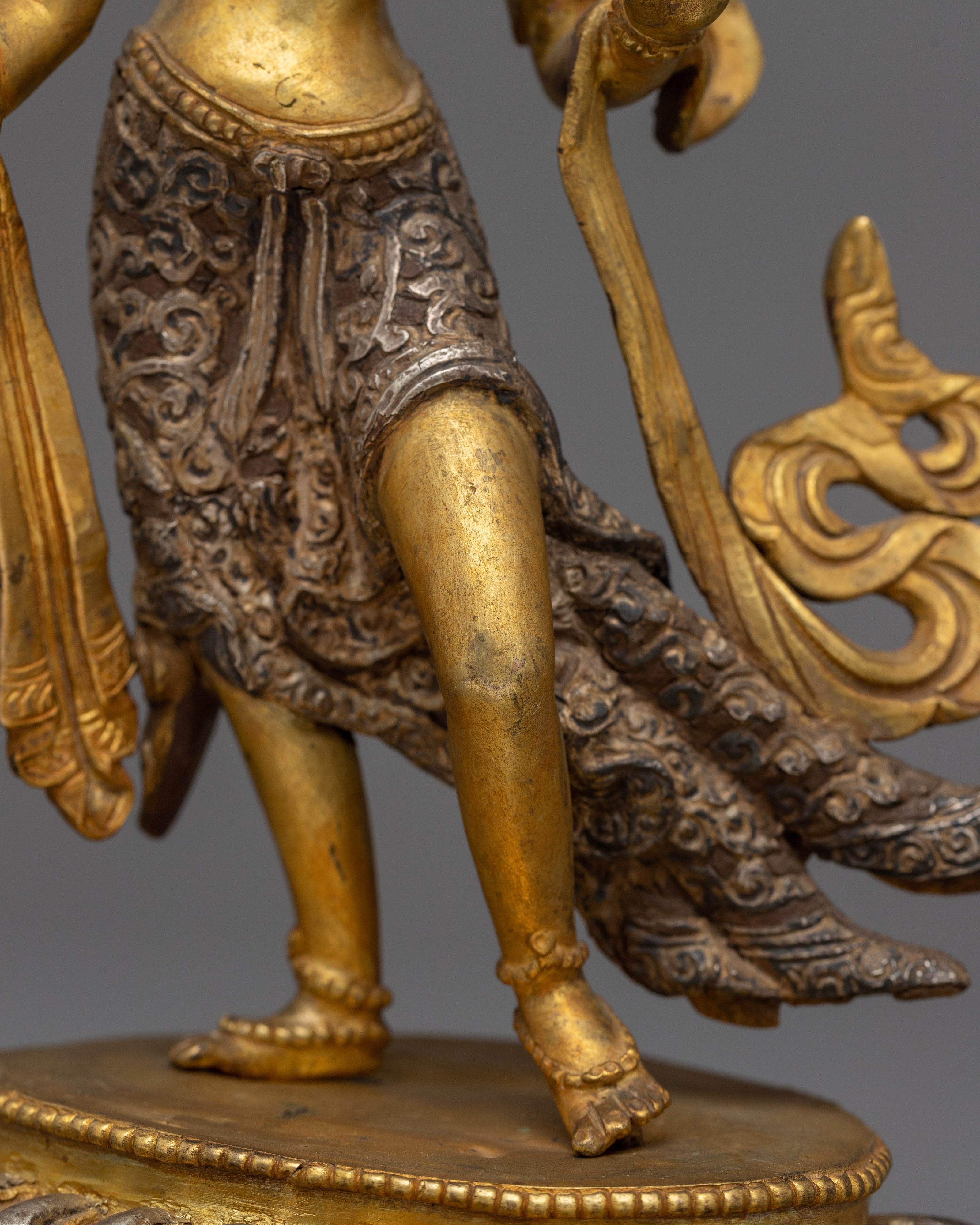 Standing White Tara Statue | Handcrafted Tibetan Deity