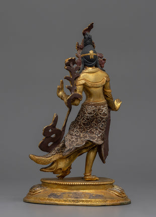 Standing White Tara Statue | Handcrafted Tibetan Deity