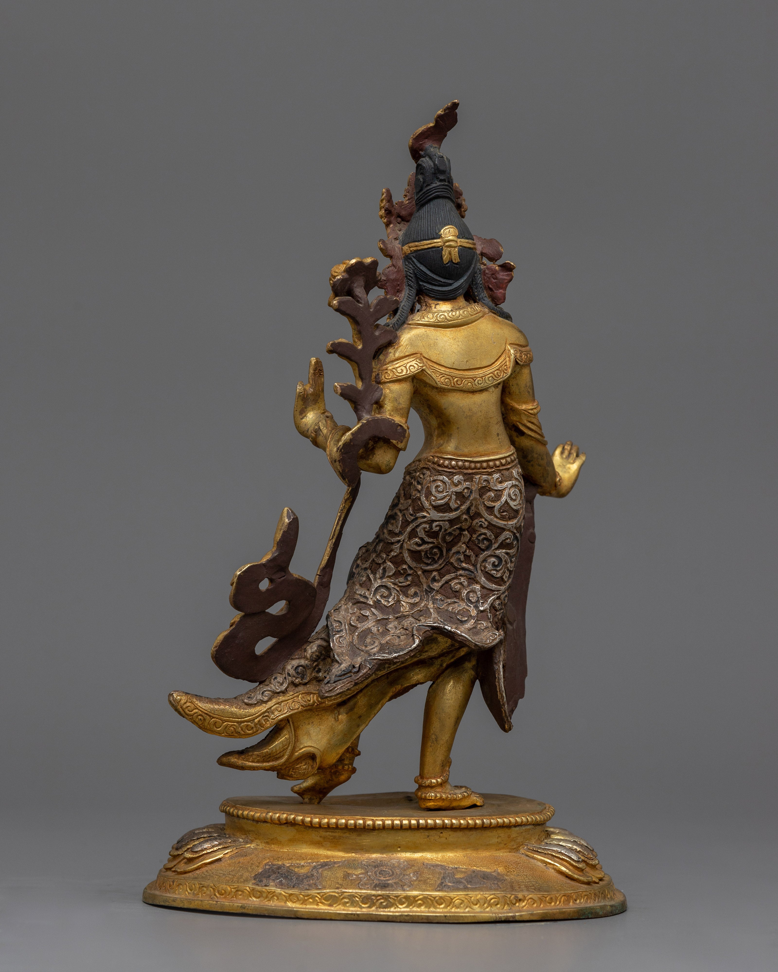 Standing White Tara Statue | Handcrafted Tibetan Deity