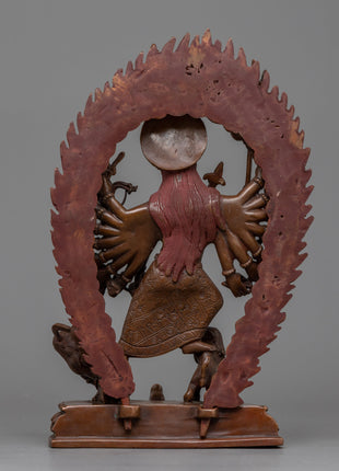 Oxidized Durga Statue | Statue for Devotion & Spiritual Grace