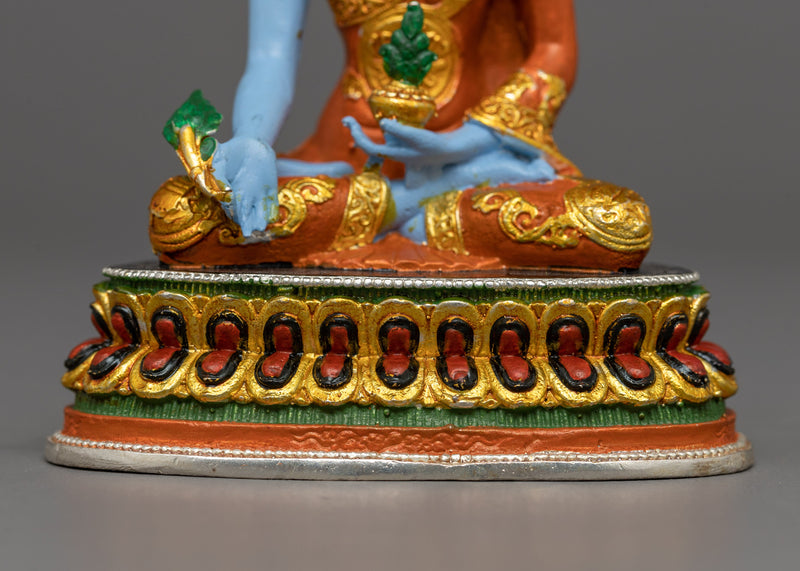 Tiny Medicine Buddha Icon | Perfect Altar Box Piece
