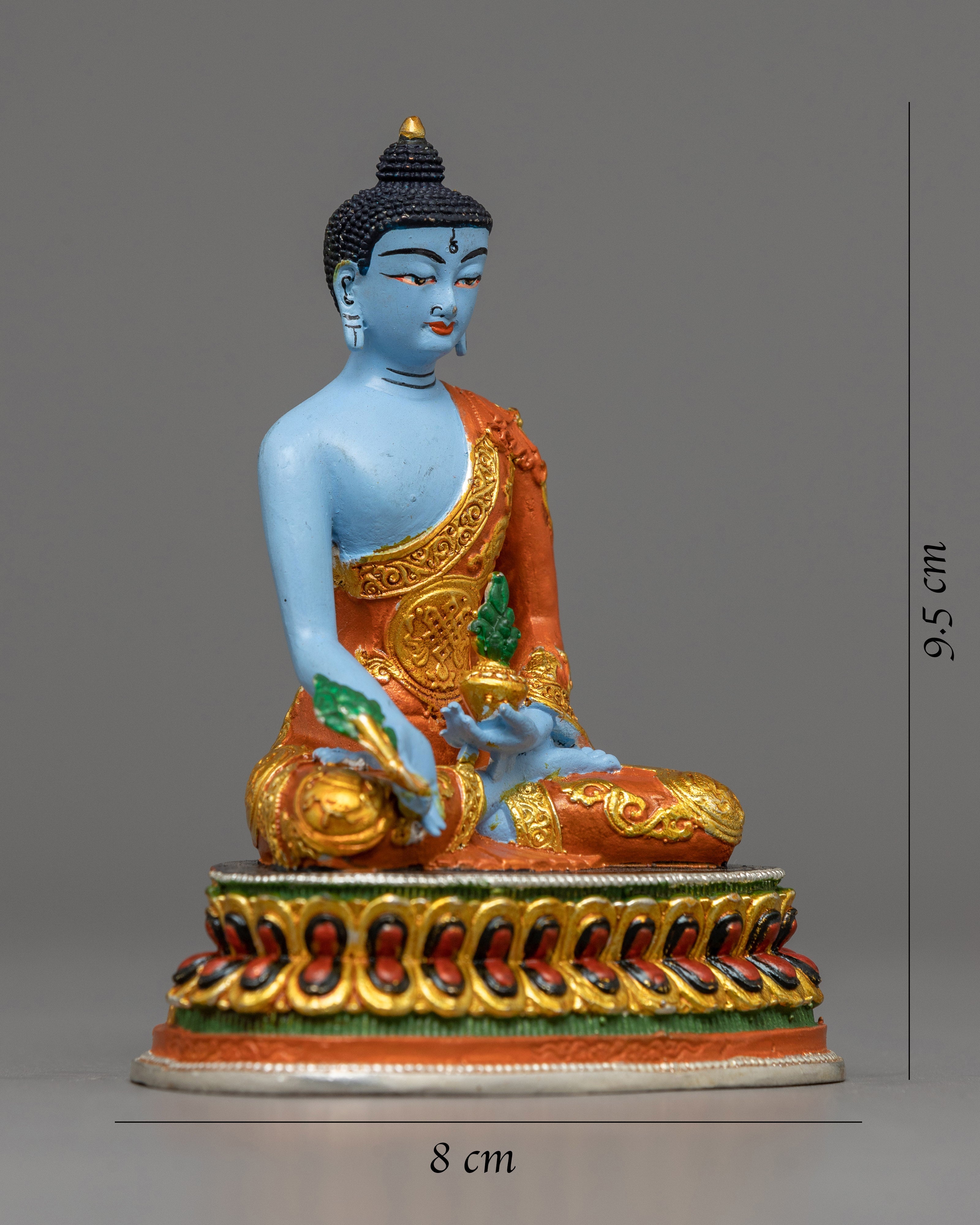 Tiny Medicine Buddha Icon | Perfect Altar Box Piece