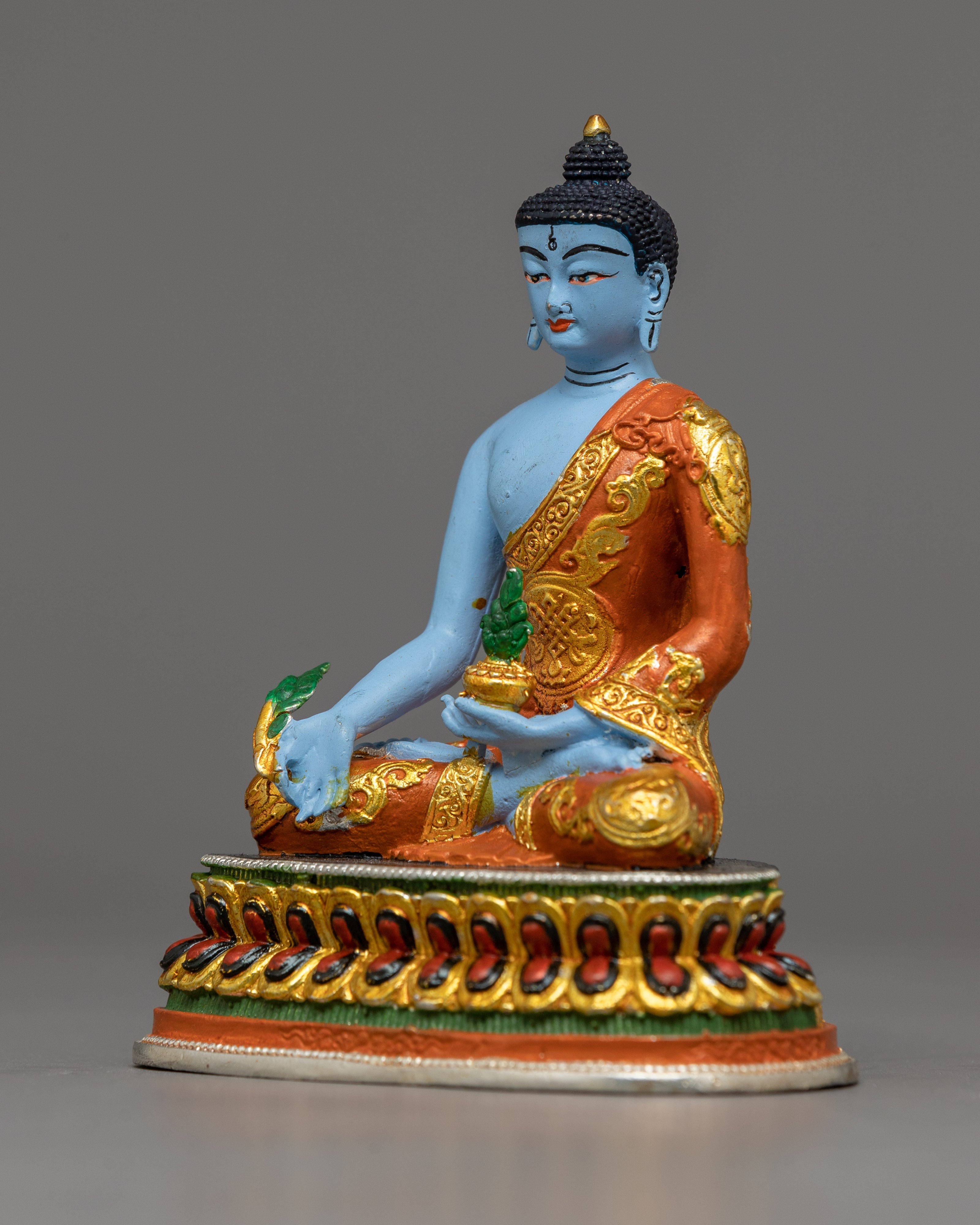 Tiny Medicine Buddha Icon | Perfect Altar Box Piece