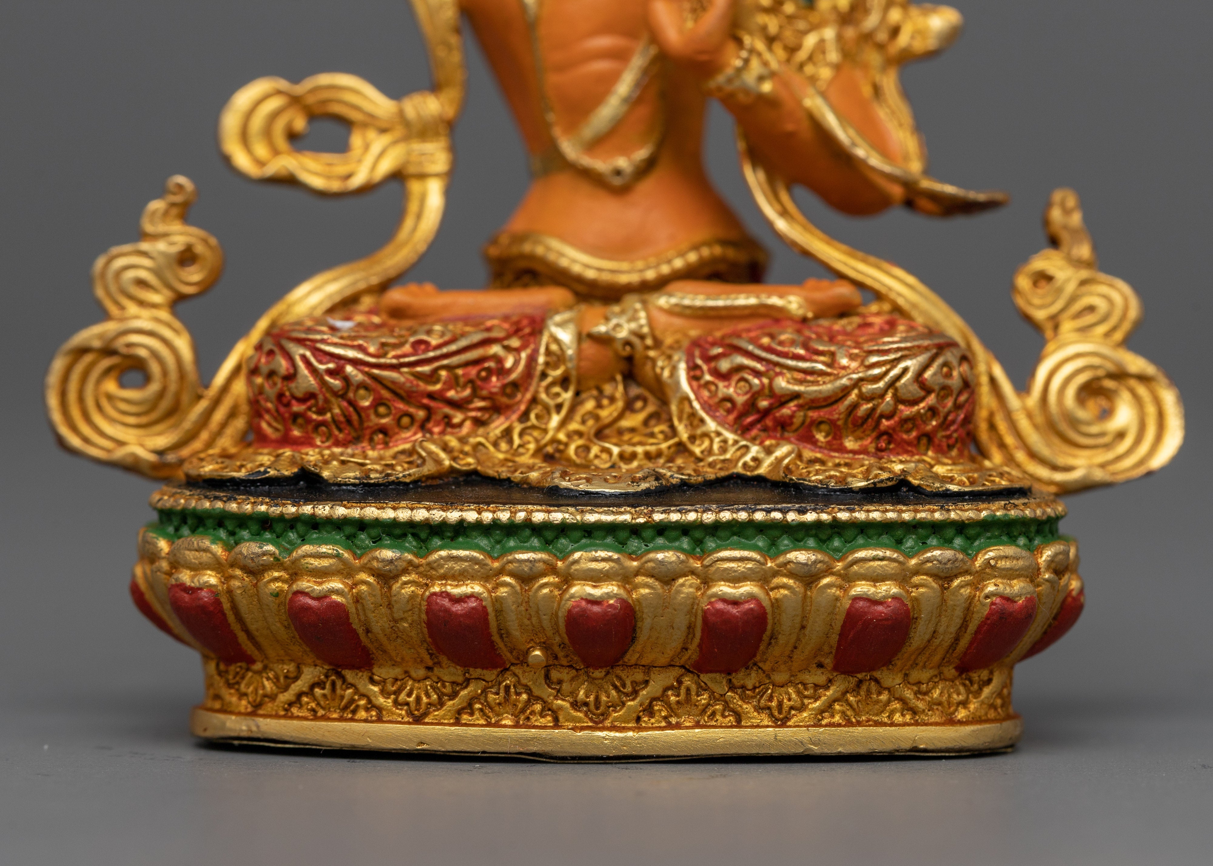 Tiny Manjushri Sculpture | Small Buddhist Sculpture