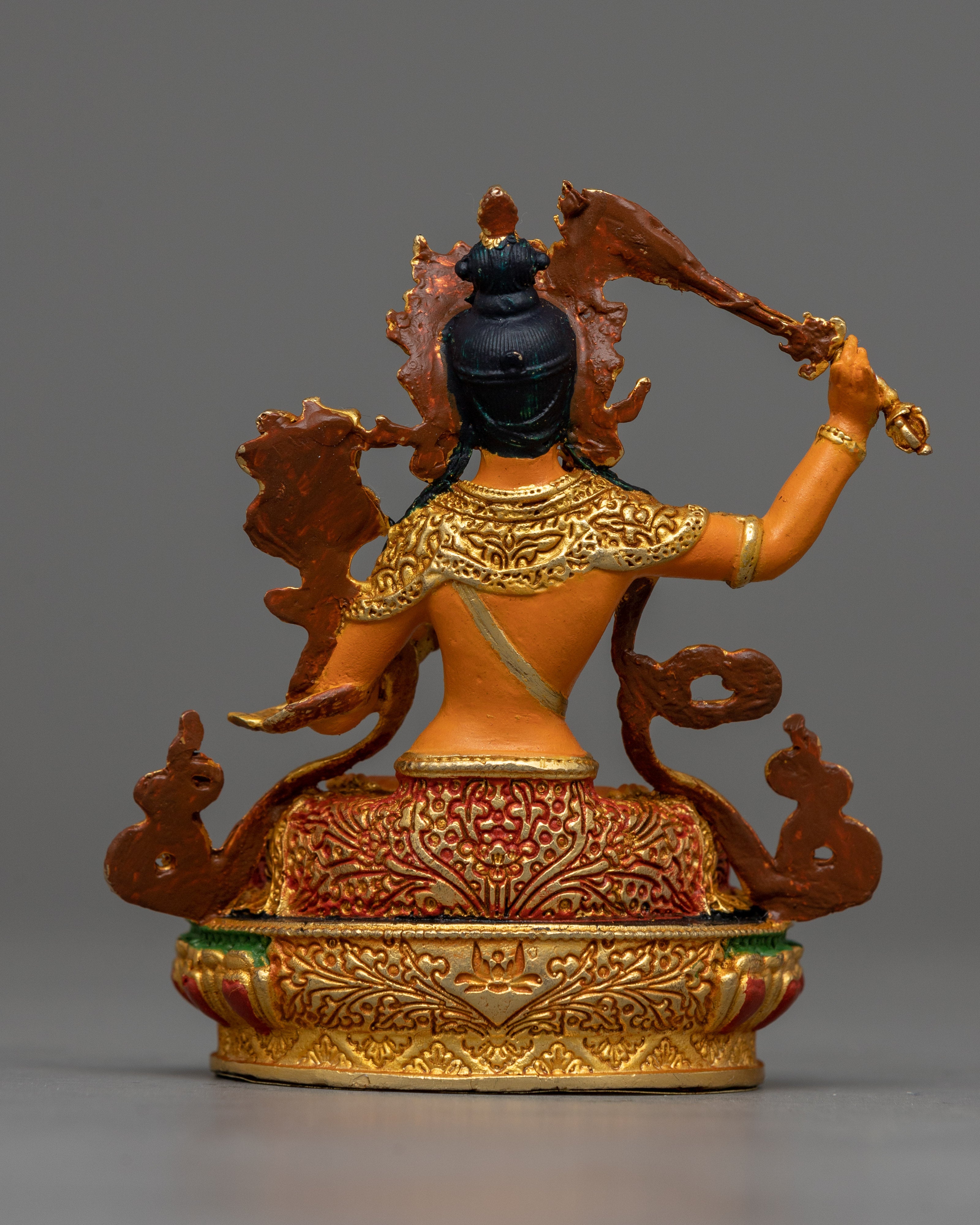 Tiny Manjushri Sculpture | Small Buddhist Sculpture