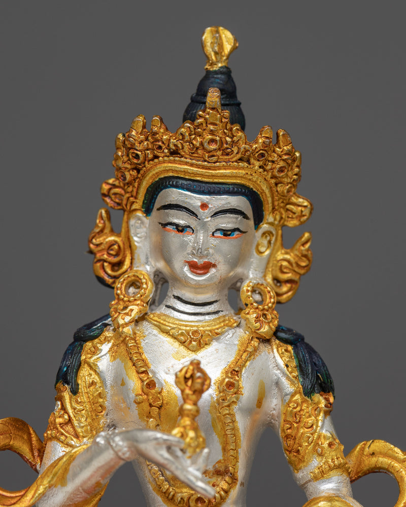 Miniature Vajrasattva Statue | Clarity in Compact Form