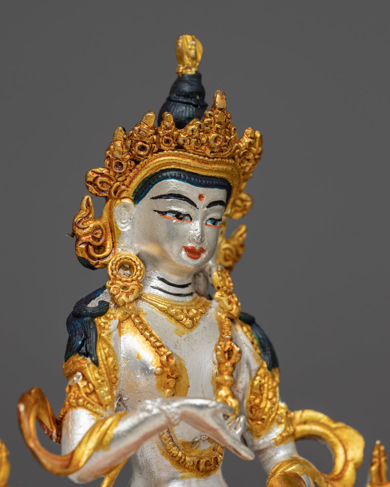 Miniature Vajrasattva Statue | Clarity in Compact Form