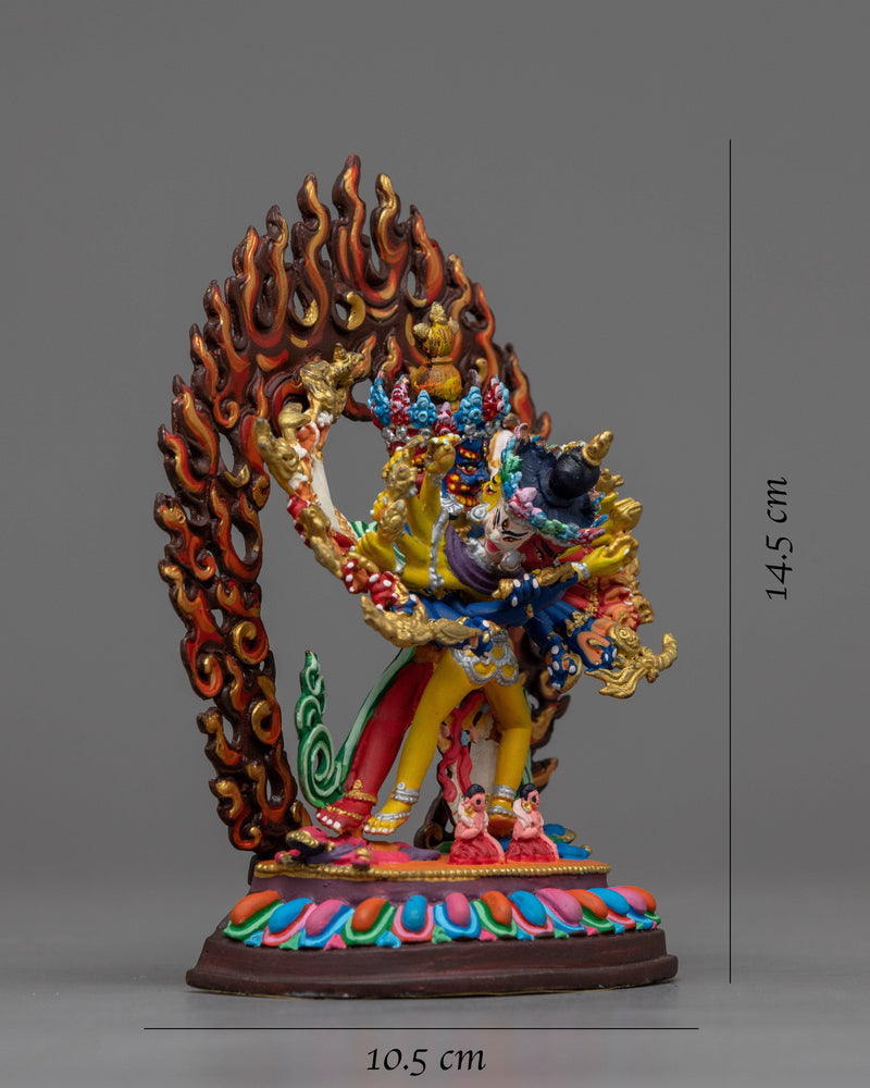 Tiny Chakrasamvara Statue | Embrace Tantric Symbolism