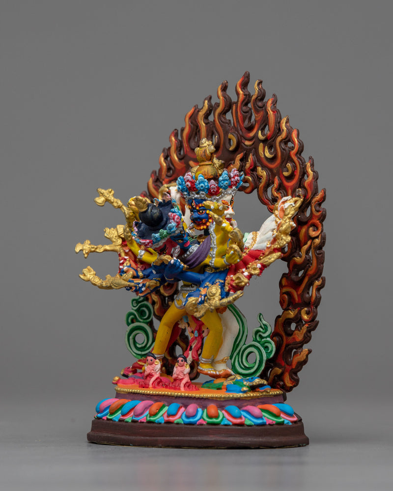 Tiny Chakrasamvara Statue | Embrace Tantric Symbolism