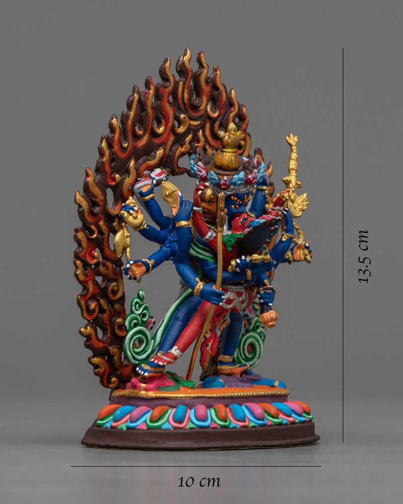 Miniature Kalachakra Statue | Embrace Timeless Wisdom