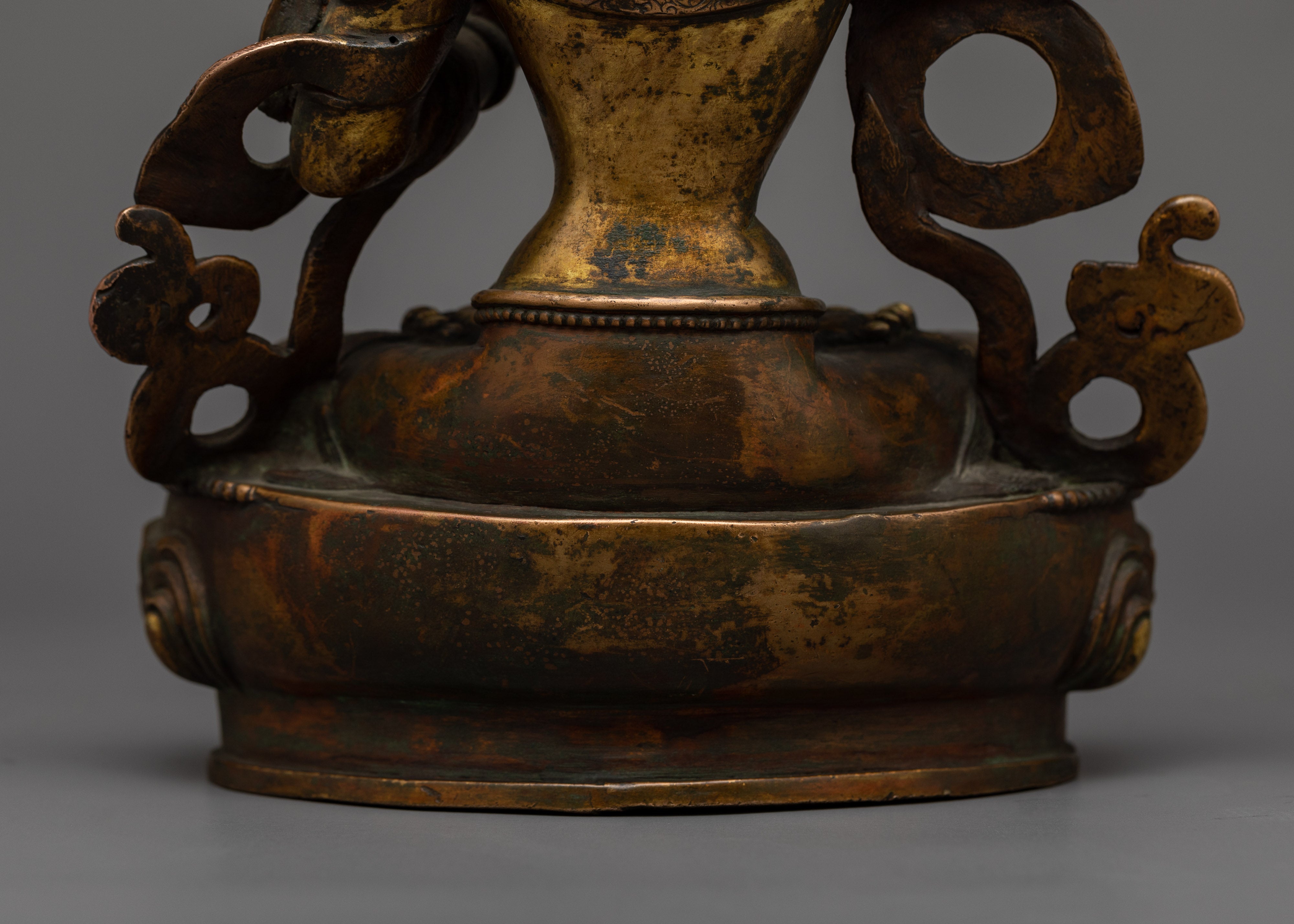 Antique Manjushri Statue | Time-Honored Symbol of Wisdom and Insigh