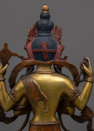 Antique Chenresig Statue | Preserving Ancient Teachings of Wisdom