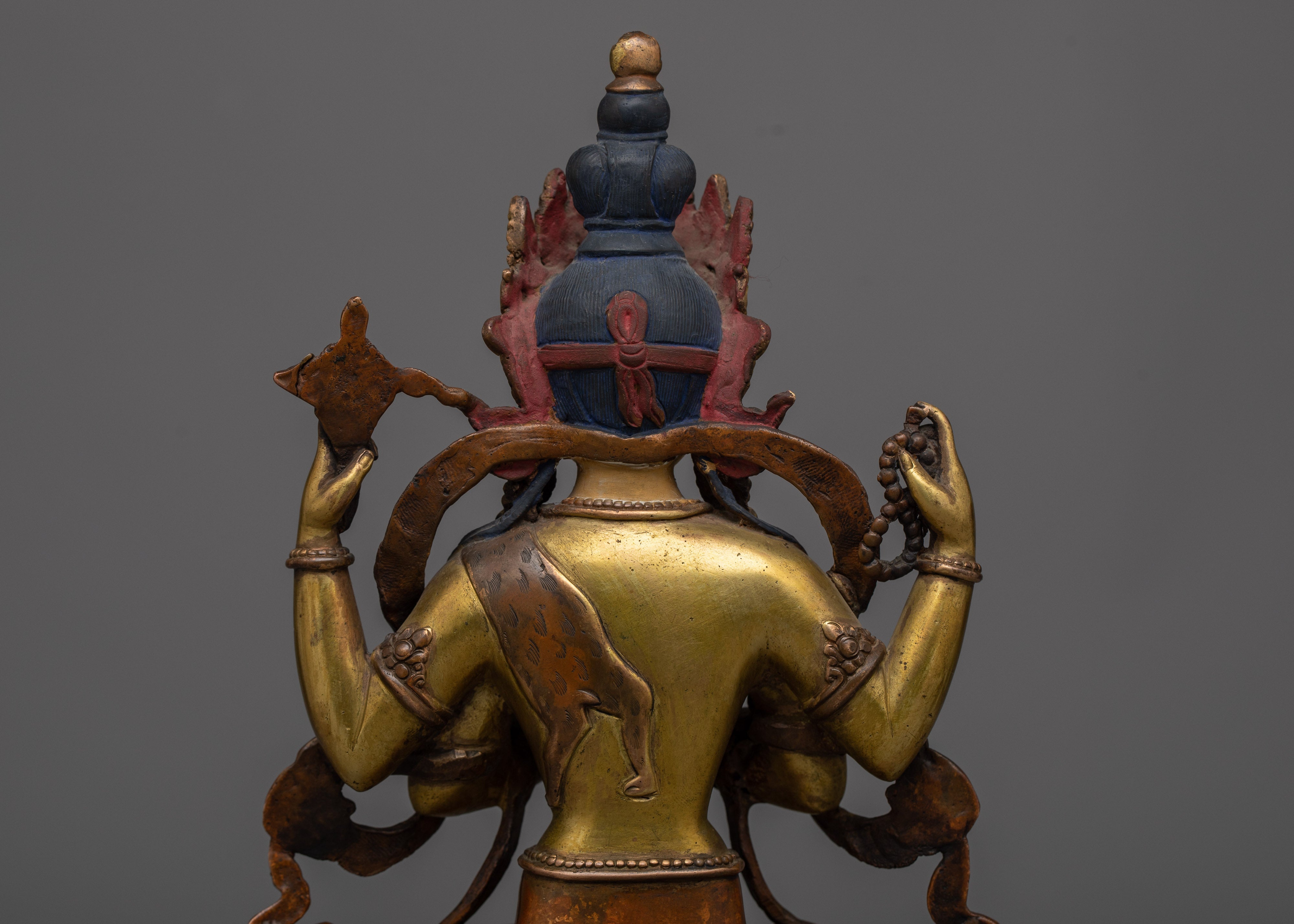 Antique Chenresig Statue | Preserving Ancient Teachings of Wisdom