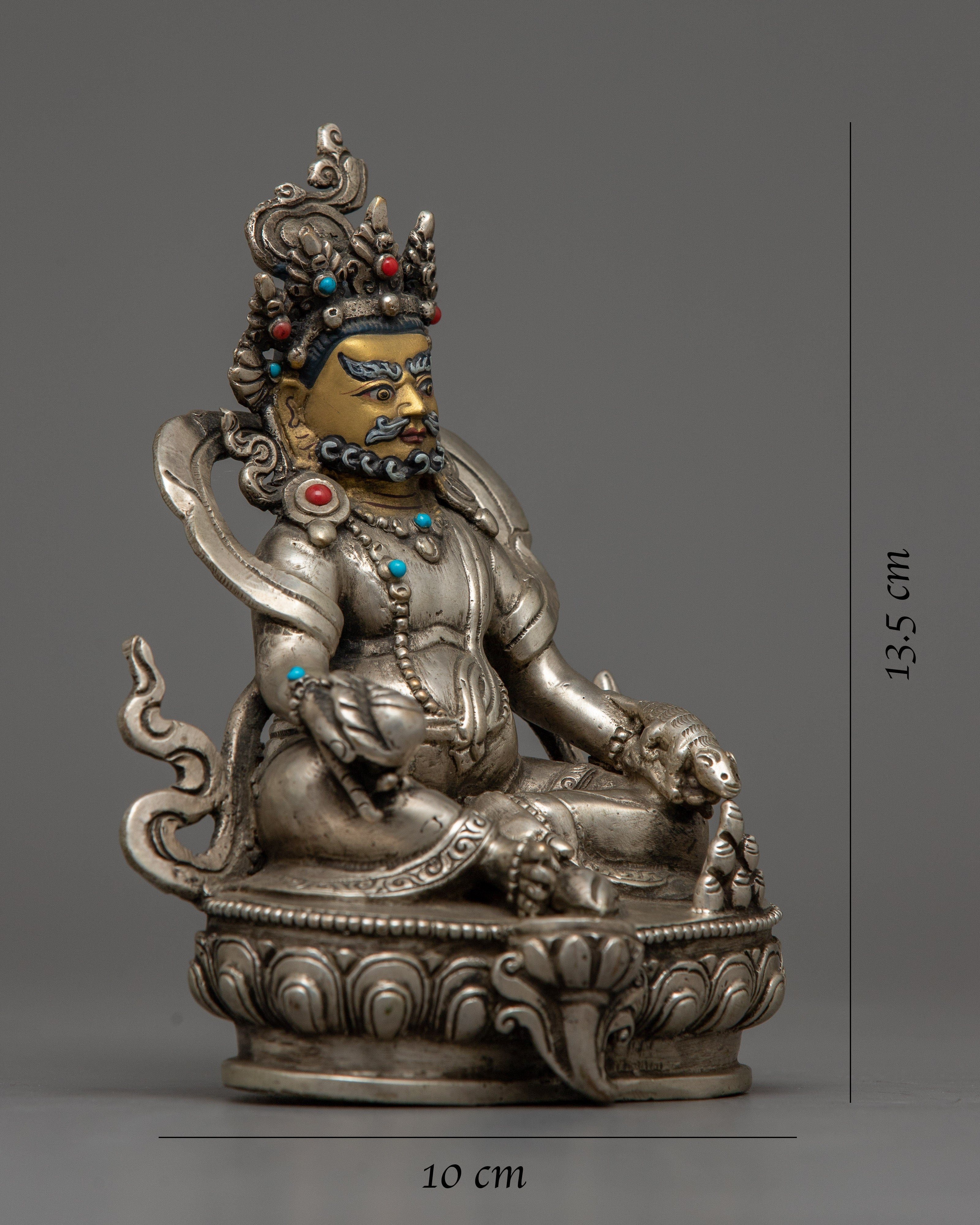Wealth Deity Dzambhala Statue |  A Symbol of Wealth and Prosperity in Vajrayana Buddhism